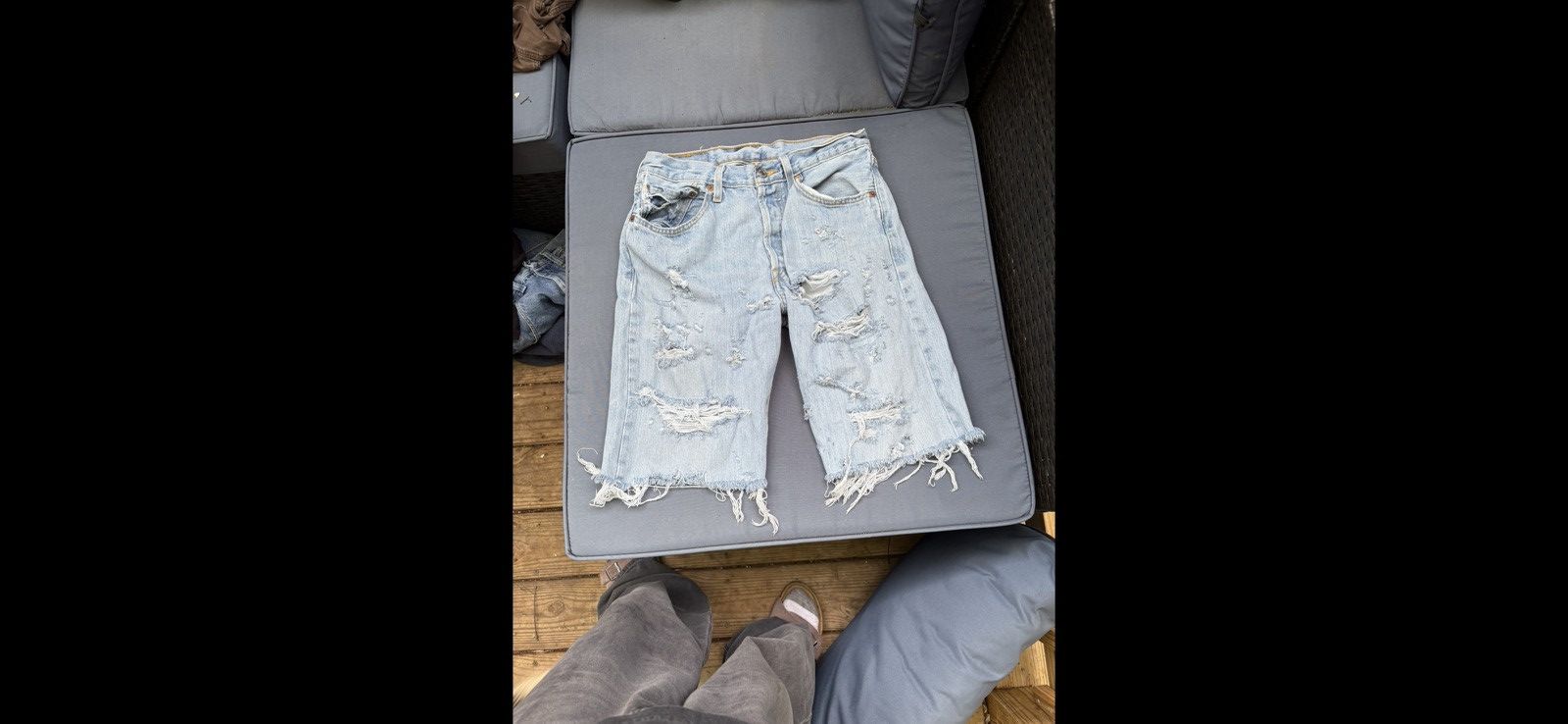 Levi's Levi cut denim shorts Size US 31 - 2 Thumbnail