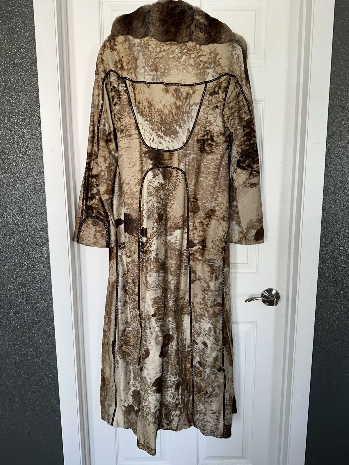 Fendi Fendi Fur/Leather Calfskin Coat Size M / US 6-8 / IT 42-44 - 9 Thumbnail