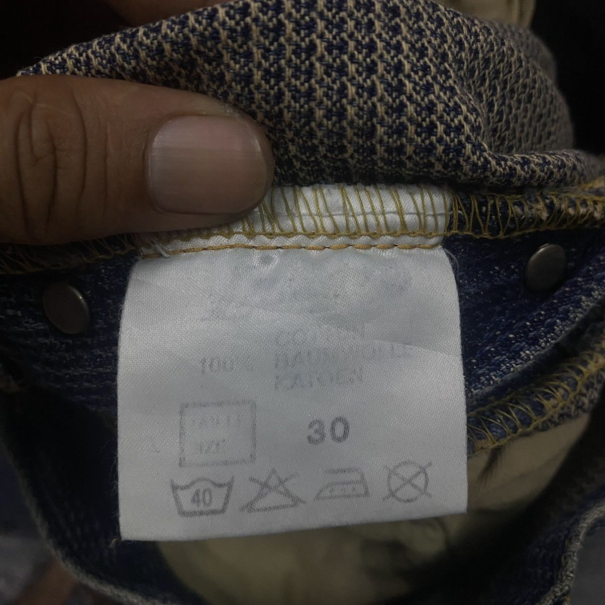 Japanese Brand × Jean × Vintage Vintage Liberto Boro Stich Denim Button Fly Denim Jeans Size US 32 / EU 48 - 8 Thumbnail