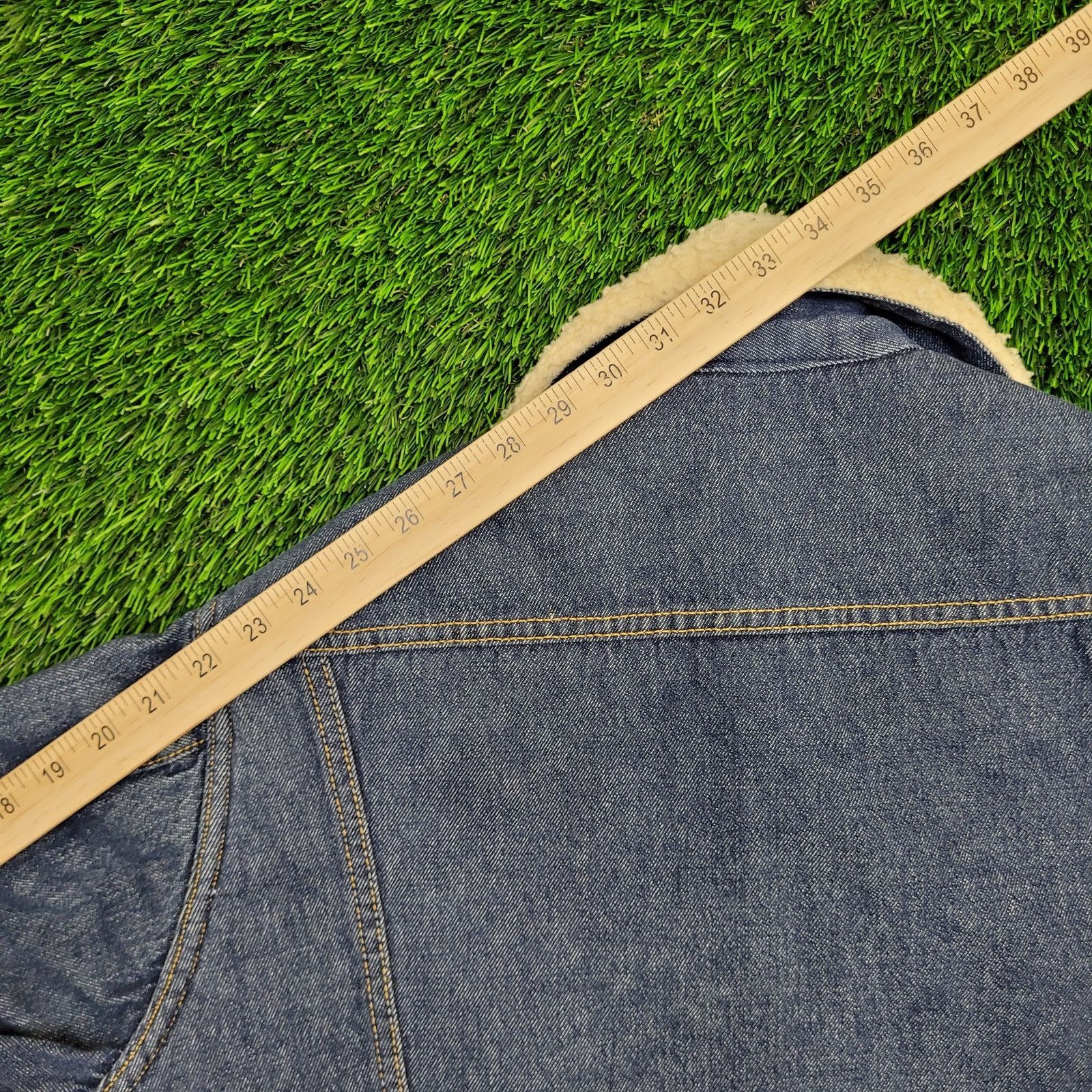Sears VTG SEARS Roebucks Jean Jacket XL Sherpa Lined Denim Coat Size US XL / EU 56 / 4 - 10 Thumbnail