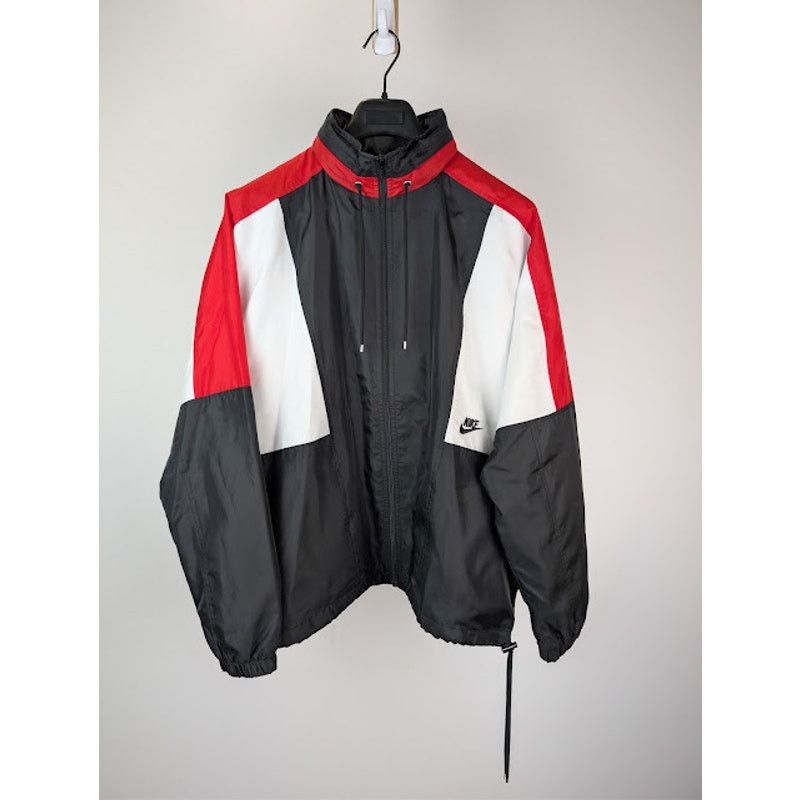 Nike o1rshd1 Sportswear Re-Issue Woven Jacket Black / Red / White Size US L / EU 52-54 / 3 - 1 Thumbnail