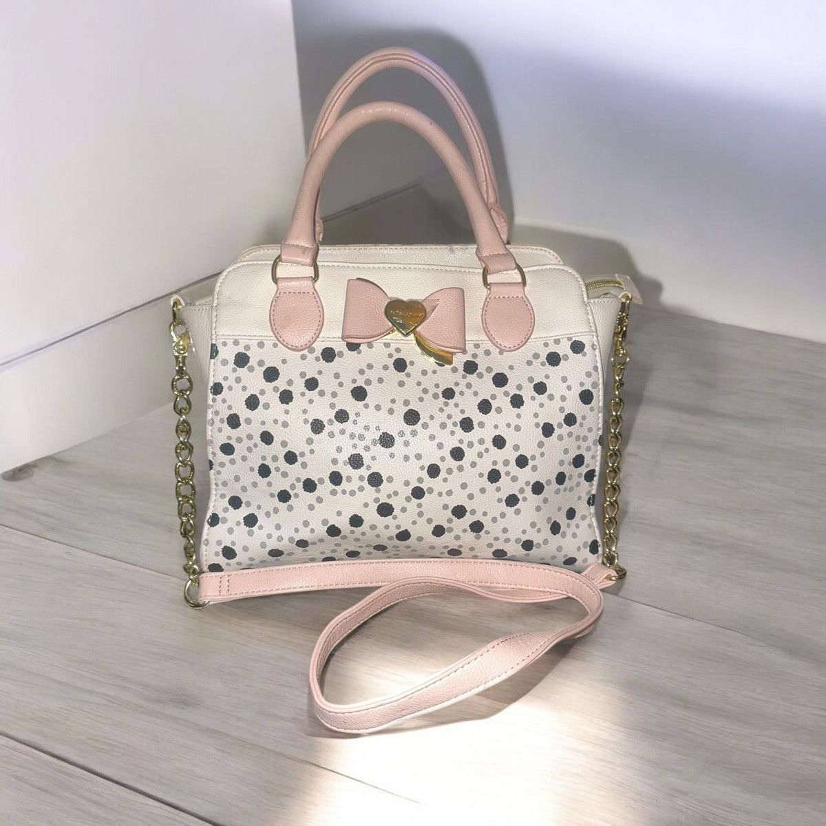 Betsey Johnson Betsey Johnson large polka dot crossbody bag Size ONE SIZE - 1 Thumbnail