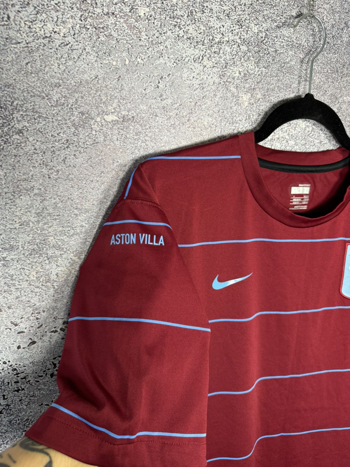 Nike × Vintage Vintage Aston Villa 2006 Nike Training Pre-Match Jersey Size US L / EU 52-54 / 3 - 7 Thumbnail