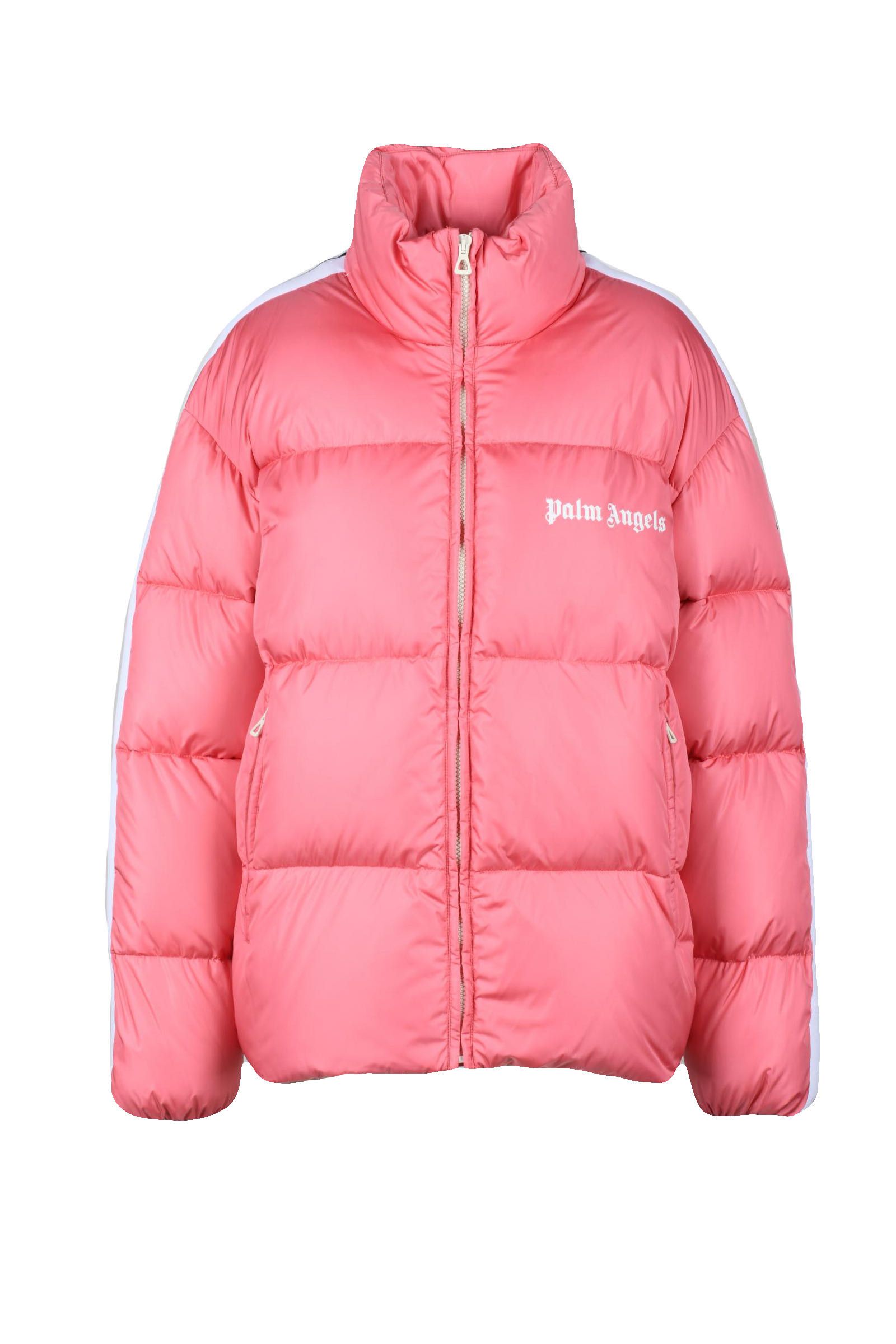 image of Palm Angels Track Down Jacket in Pink, Women's (Size XS)