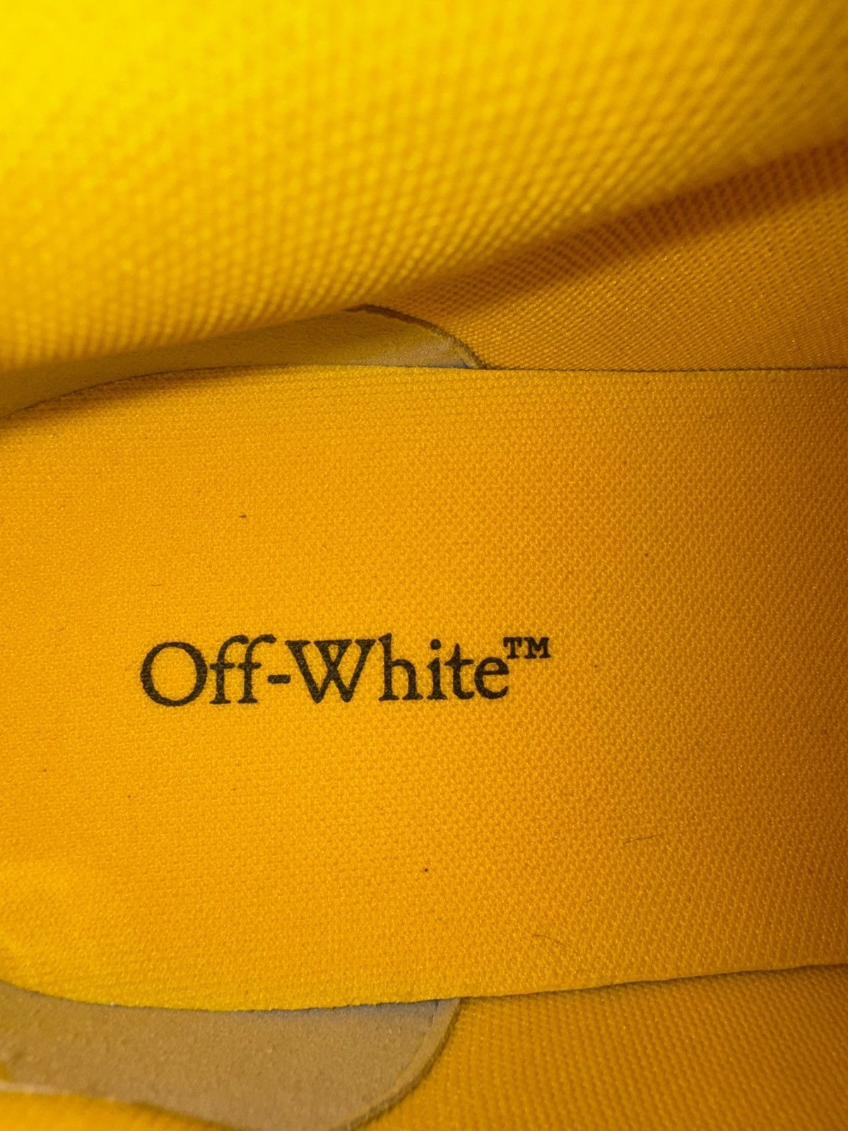 Off-White Yellow Off-White Out Of Office Size US 10 / EU 43 - 8 Thumbnail