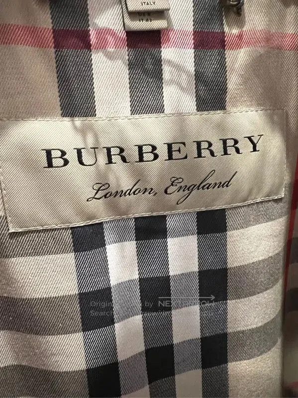 Burberry Burberry Women's Pink Check Polyester Trench Coat. Size S / US 4 / IT 40 - 5 Thumbnail