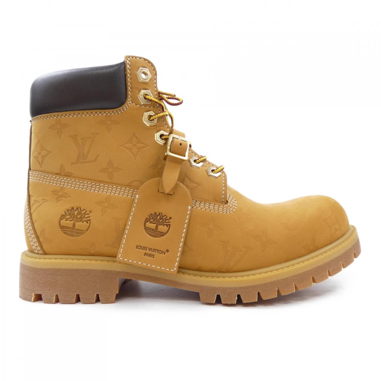 Louis Vuitton Louis Vuitton Louis Vuitton LV X Timberland Monogram Boots Leather Shoes DUTY FREE for USA Size ONE SIZE - 1 Thumbnail