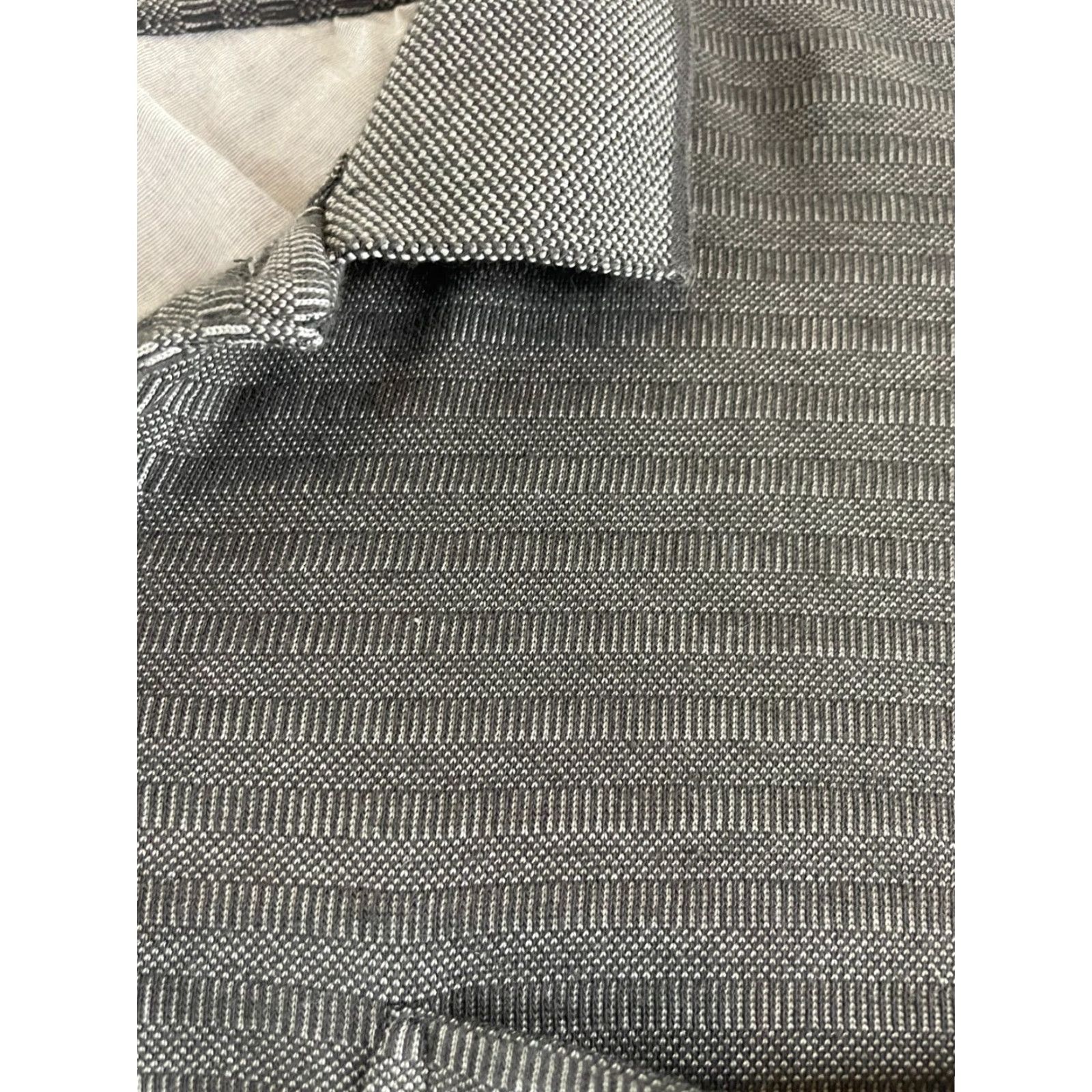 Van Heusen Van Heusen Flex Polo Shirt Men L Gray Black Short Sleeve Pocket Shirt Polo Size US L / EU 52-54 / 3 - 3 Thumbnail