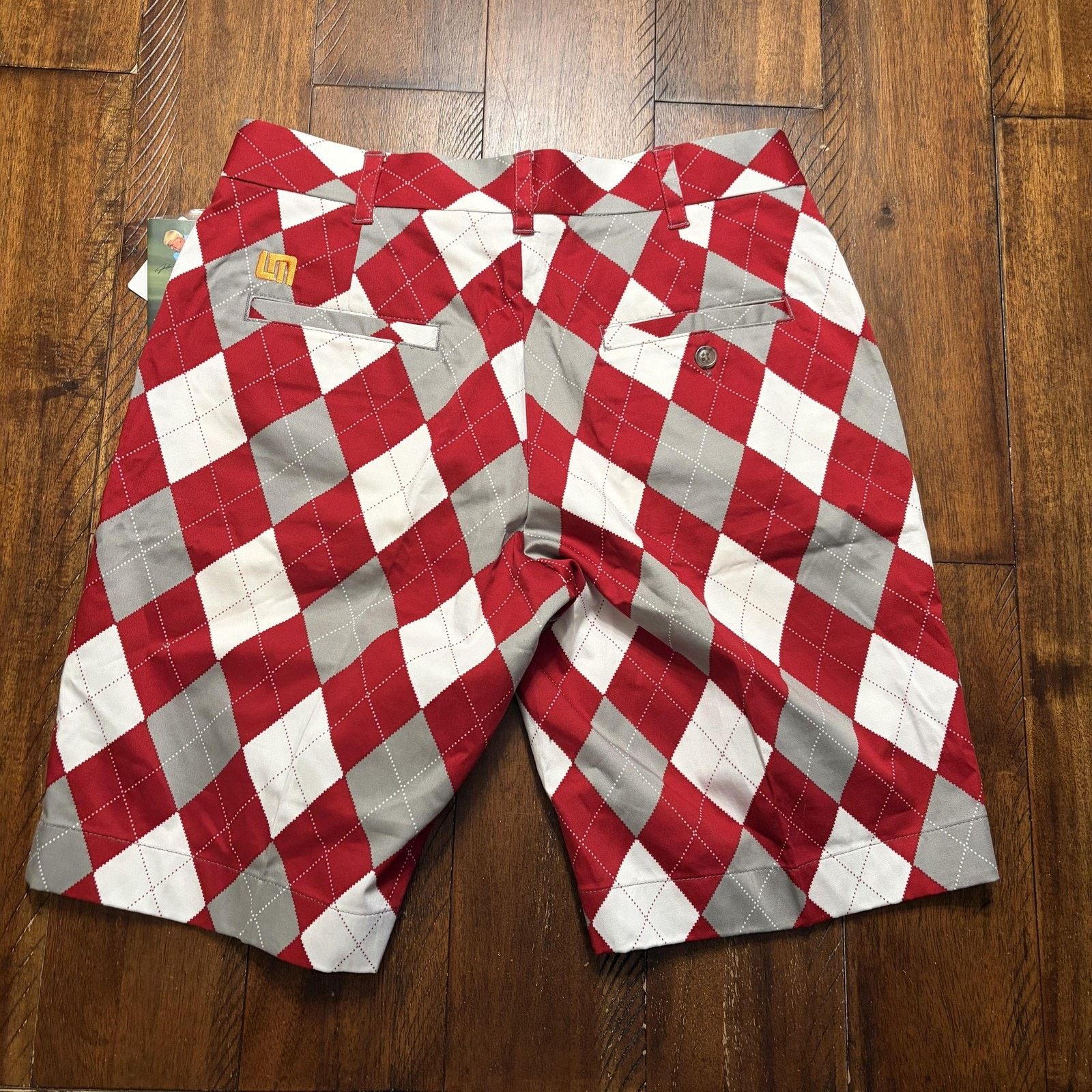 Vintage Alabama Crimson Tide Shorts Mens 30 Argyle Golf Loudmouth Size US 30 / EU 46 - 8 Thumbnail