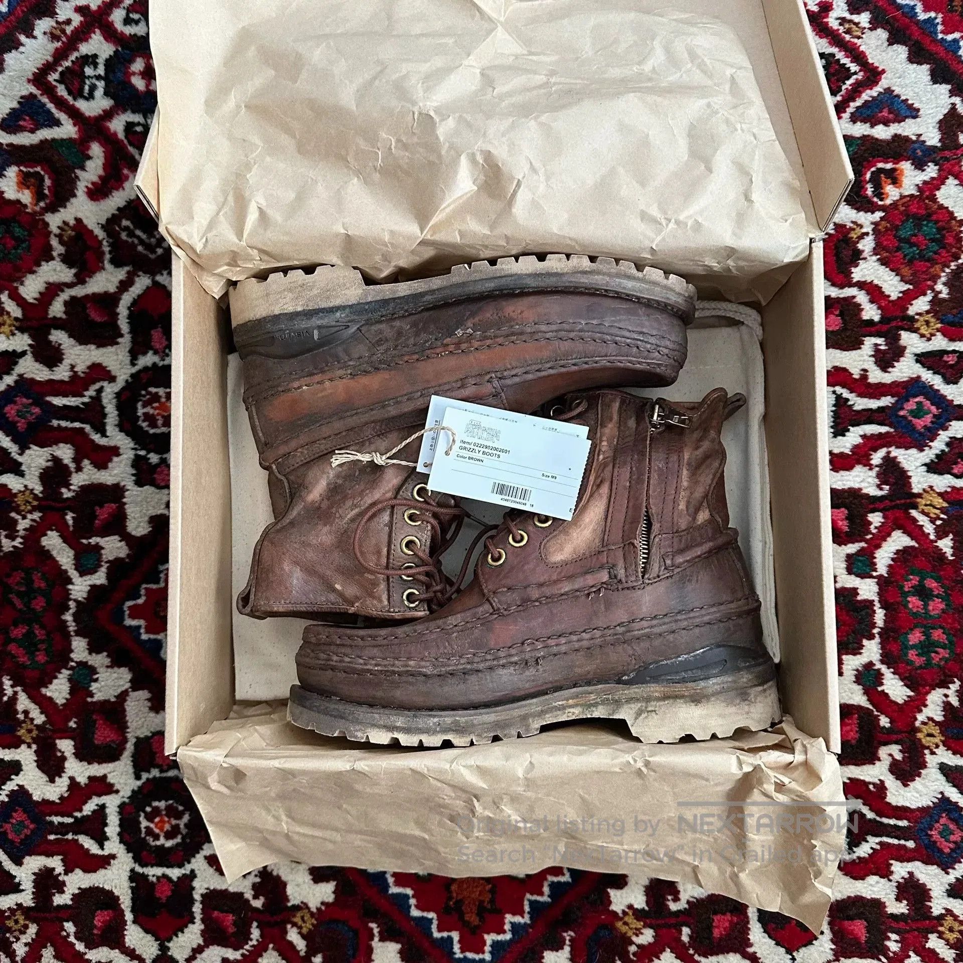 Visvim visvim grizzly boots in mud dye finish. Size US 9 / EU 42 - 9 Thumbnail