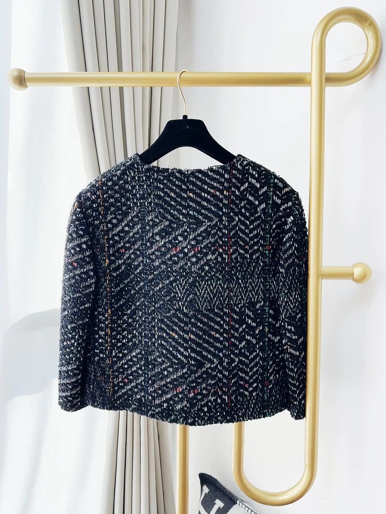 Chanel Chanel Mixed-color twill tweed short jacket Size S / US 4 / IT 40 - 3 Thumbnail