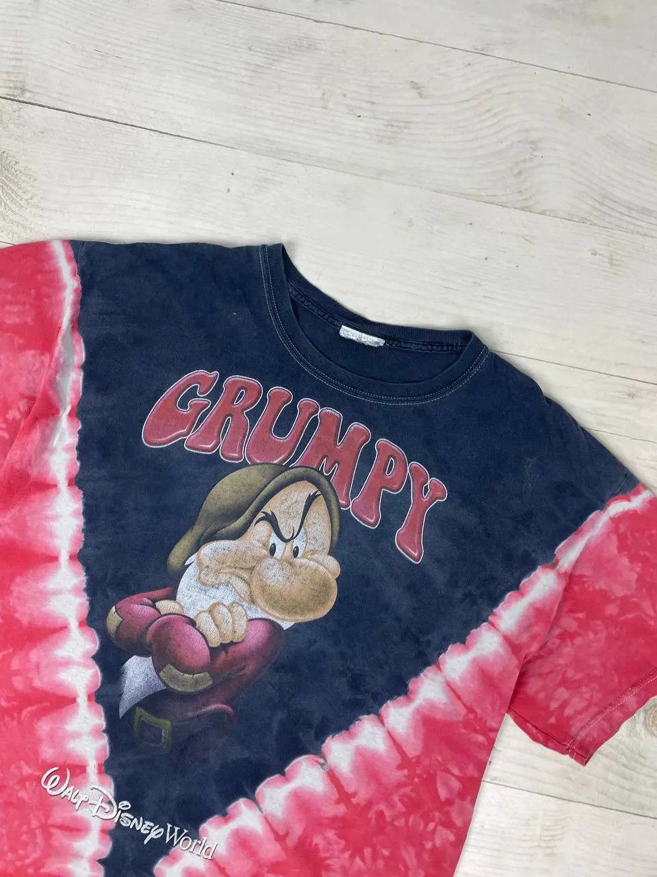 Cartoon Network Walt Disney World Tie Dye Grumpy T-Shirt Snow White 7 Dwarfs Size US XL / EU 56 / 4 - 2 Thumbnail