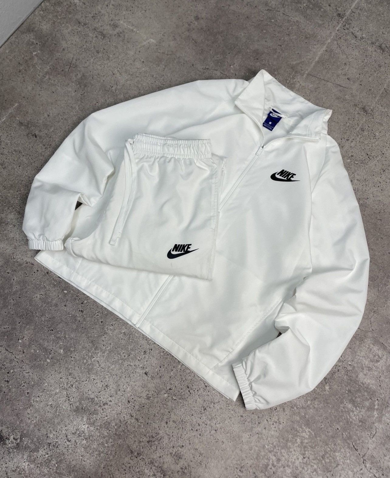 Nike Vintage Nike Tracksuit Nylon Jacket Pants Set Y2K Drill 00s Size 52R - 5 Thumbnail
