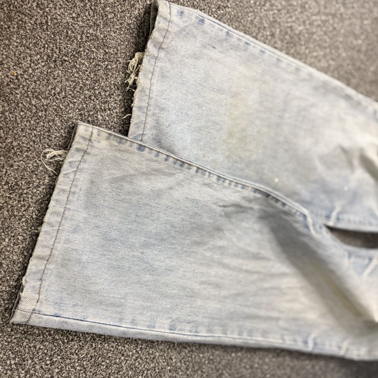 Tornado Mart 🔥🇯🇵 Japanese Vintage 90s Distressed Denim Blueway Flared Size US 31 - 7 Thumbnail