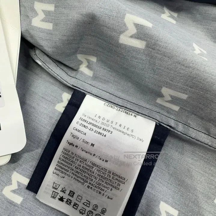 Moncler Moncler Men's Letter Print Short Sleeve Shirt. Size US M / EU 48-50 / 2 - 4 Thumbnail