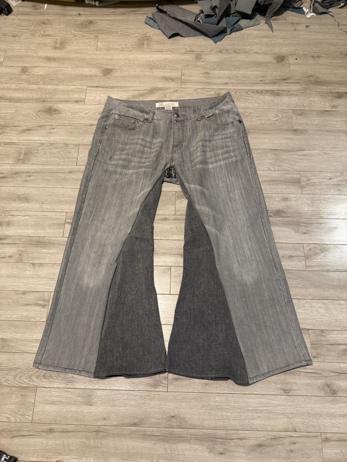 Other custom grey baggy jeans Size US 40 / EU 56 - 1 Thumbnail