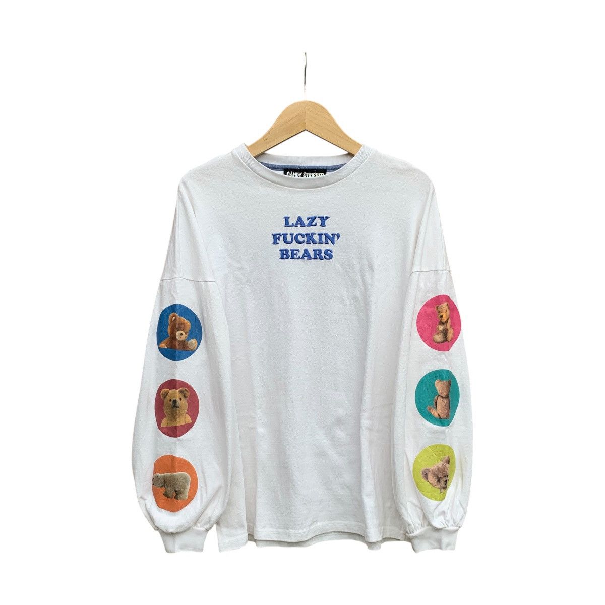 Angel Blue × Hysteric Glamour × Japanese Brand 2000s Candy stripper longsleeave Size US L / EU 52-54 / 3 - 2 Thumbnail