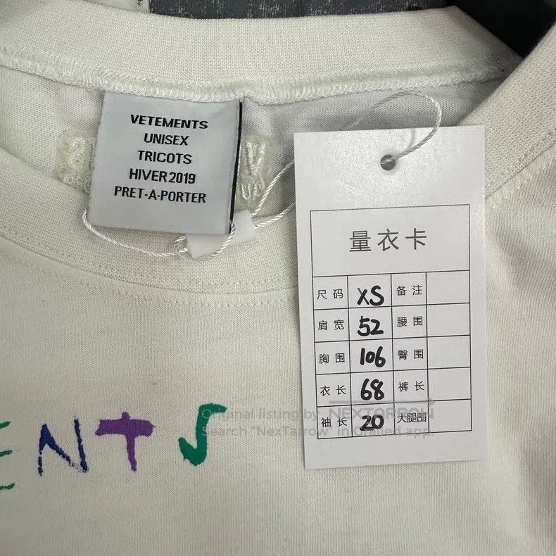 Vetements Vetements Graffiti Fun Short-Sleeve T-Shirt Size US XS / EU 42 / 0 - 4 Thumbnail