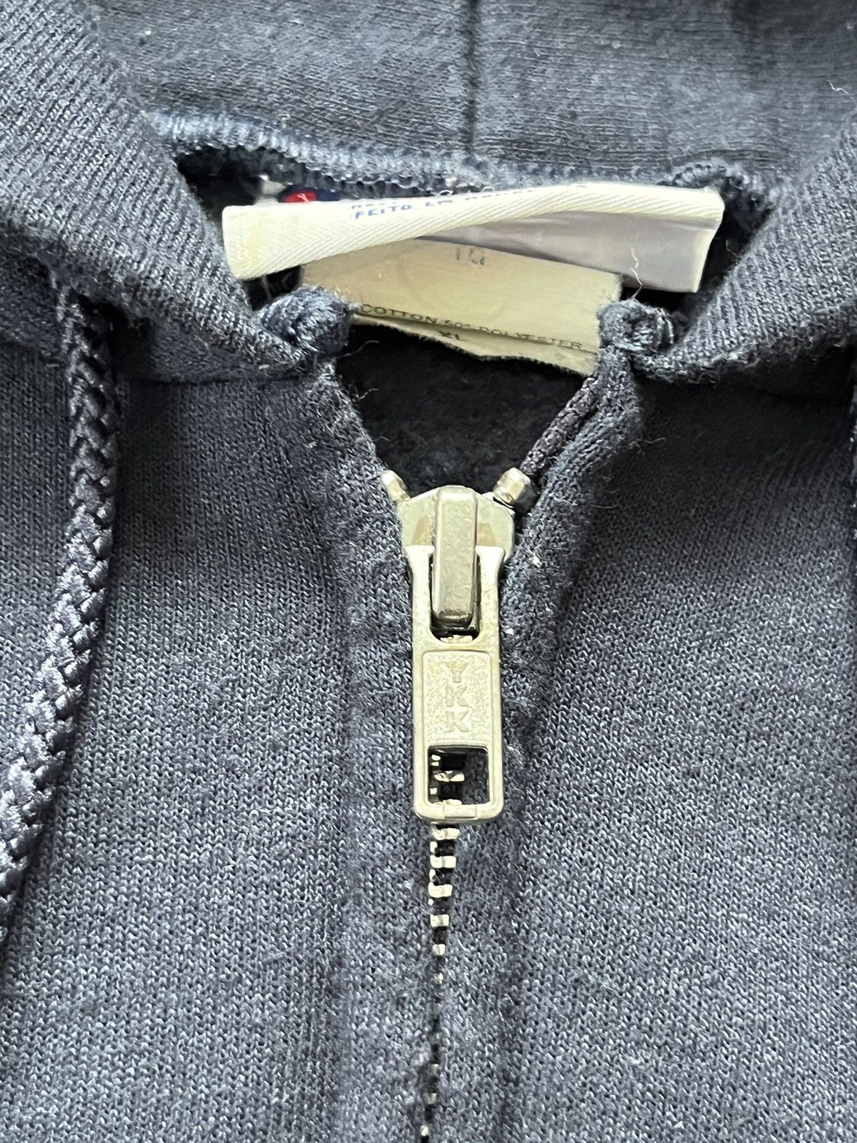 Champion Vintage Champion ΑΨΩ “Brother Ben Affleck” Zip Hoodie Blue Size US XL / EU 56 / 4 - 8 Thumbnail