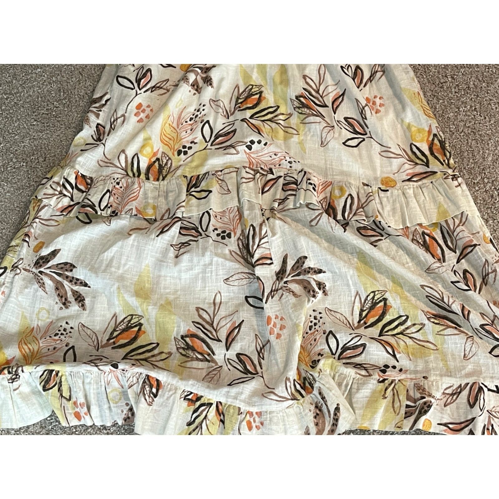 Free People FREE PEOPLE Anita Printed Maxi Dress Sleeveless Tie Layered Boho Multicolor Cotton Women M Size M / US 6-8 / IT 42-44 - 7 Thumbnail