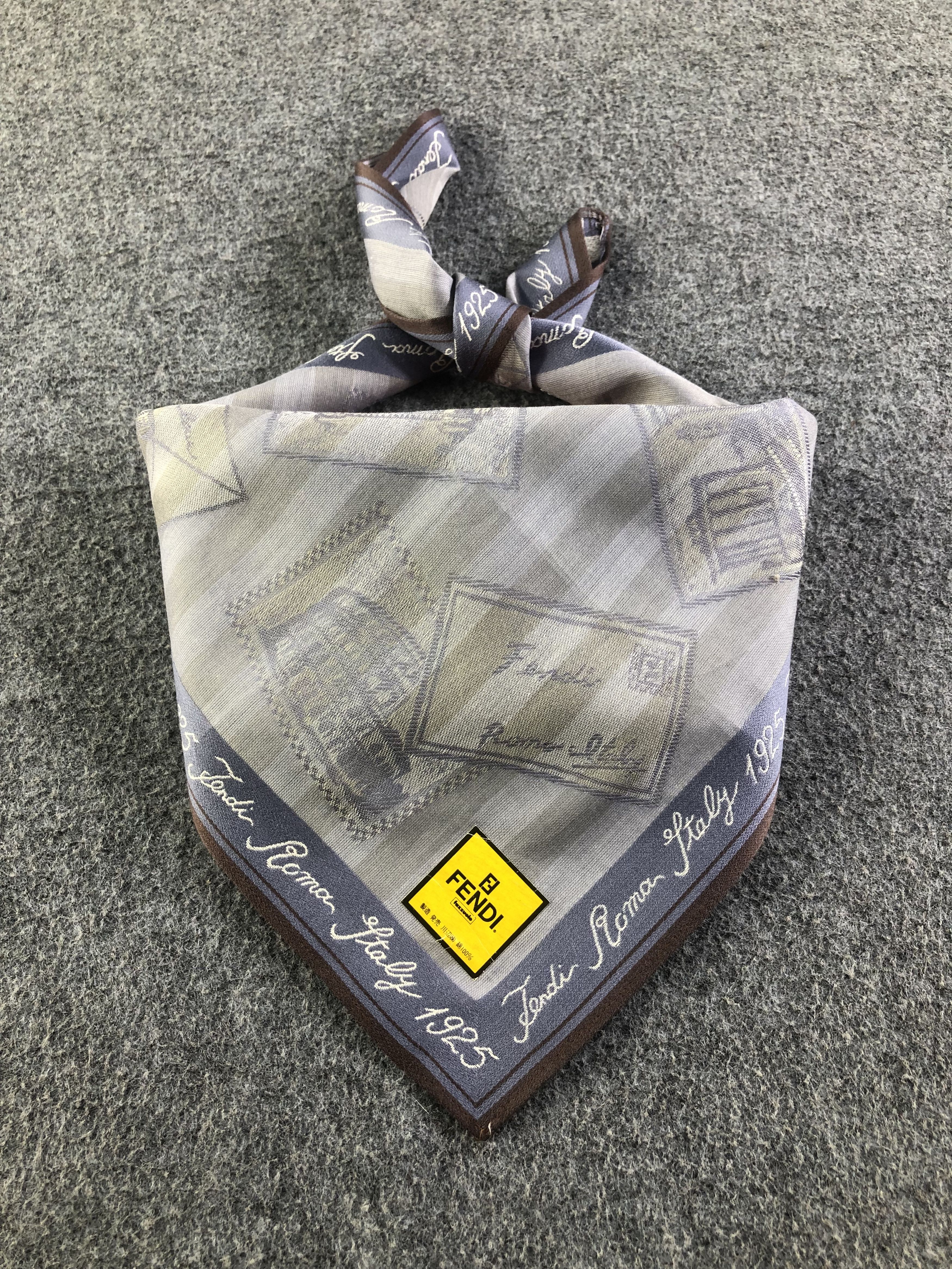 Fendi Vintage Fendi Handkerchief / Bandana / Neckerchief A1899 Size ONE SIZE - 1 Thumbnail