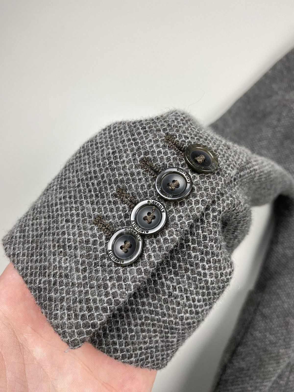 Eleventy Eleventy Women’s Wool Polyamide Two Button Blazer Size M / US 6-8 / IT 42-44 - 12 Thumbnail