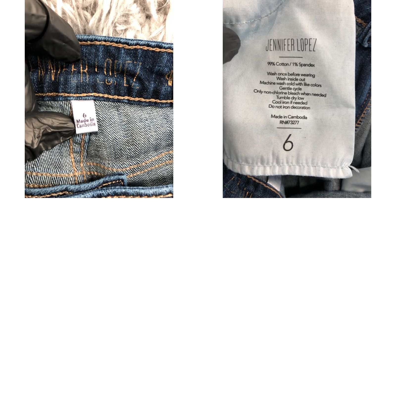 Vintage Jennifer Lopez Capri Jeans Womens Medium Blue Wash Size 6 Size 28" / US 6 / IT 42 - 9 Thumbnail