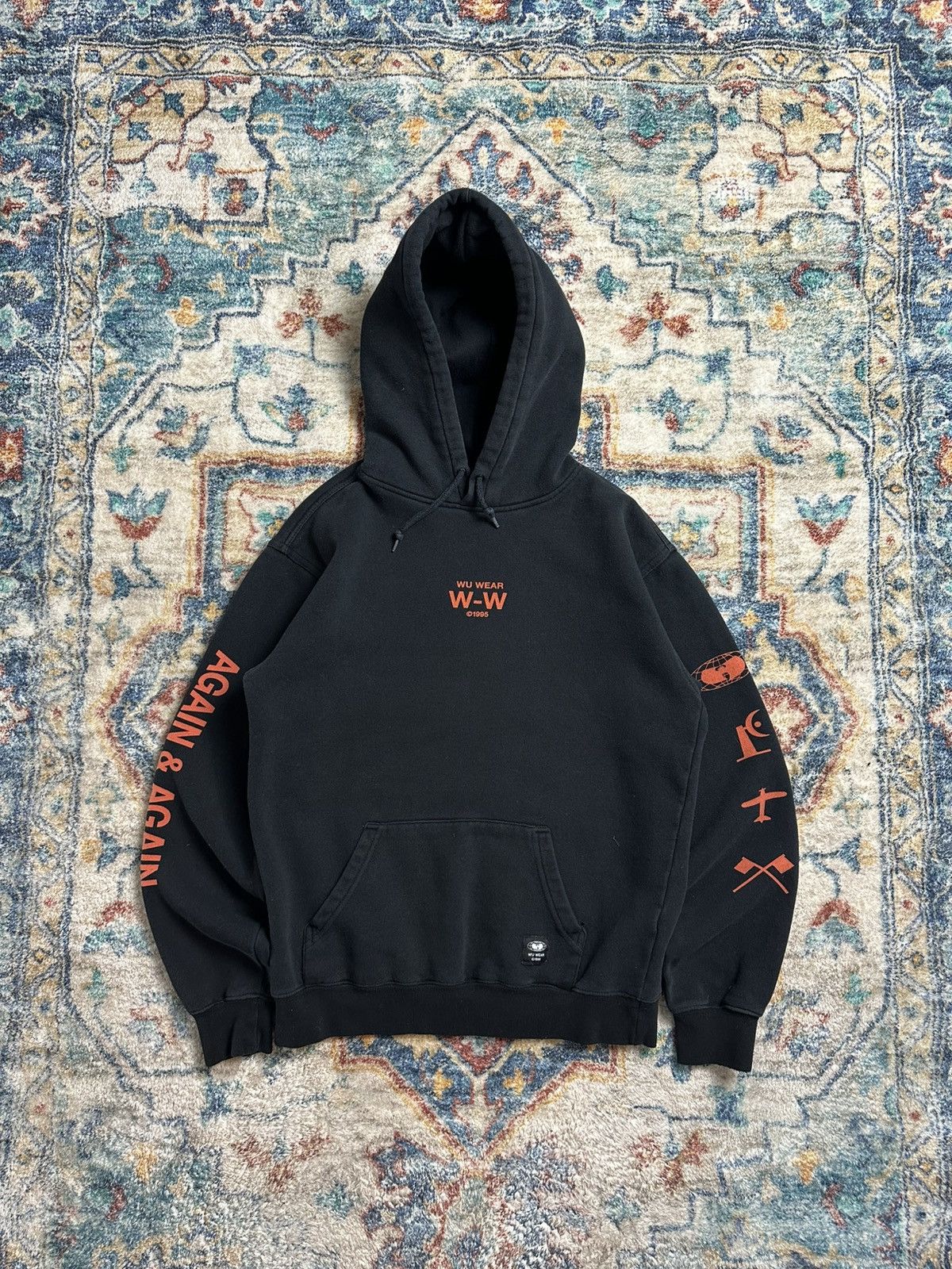 Vintage × Wu-Tang Clan Vintage Wu Wear Logos Hoodie Small Size US S / EU 44-46 / 1 - 1 Thumbnail