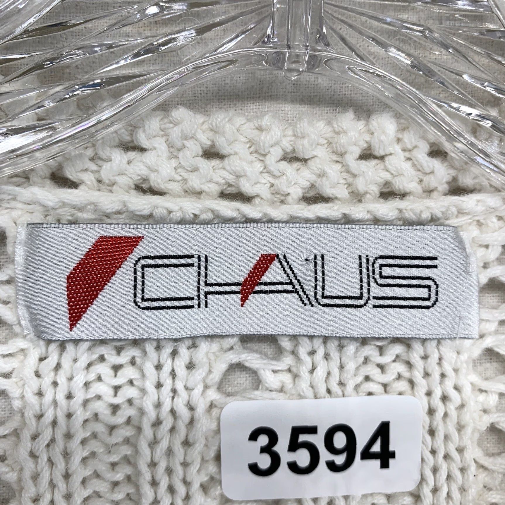 Vintage VINTAGE Chaus Sweater Women Small White Open-Knit Crochet Boho Hippie 90s Y2K Cottagecore Womens Size S / US 4 / IT 40 - 5 Thumbnail
