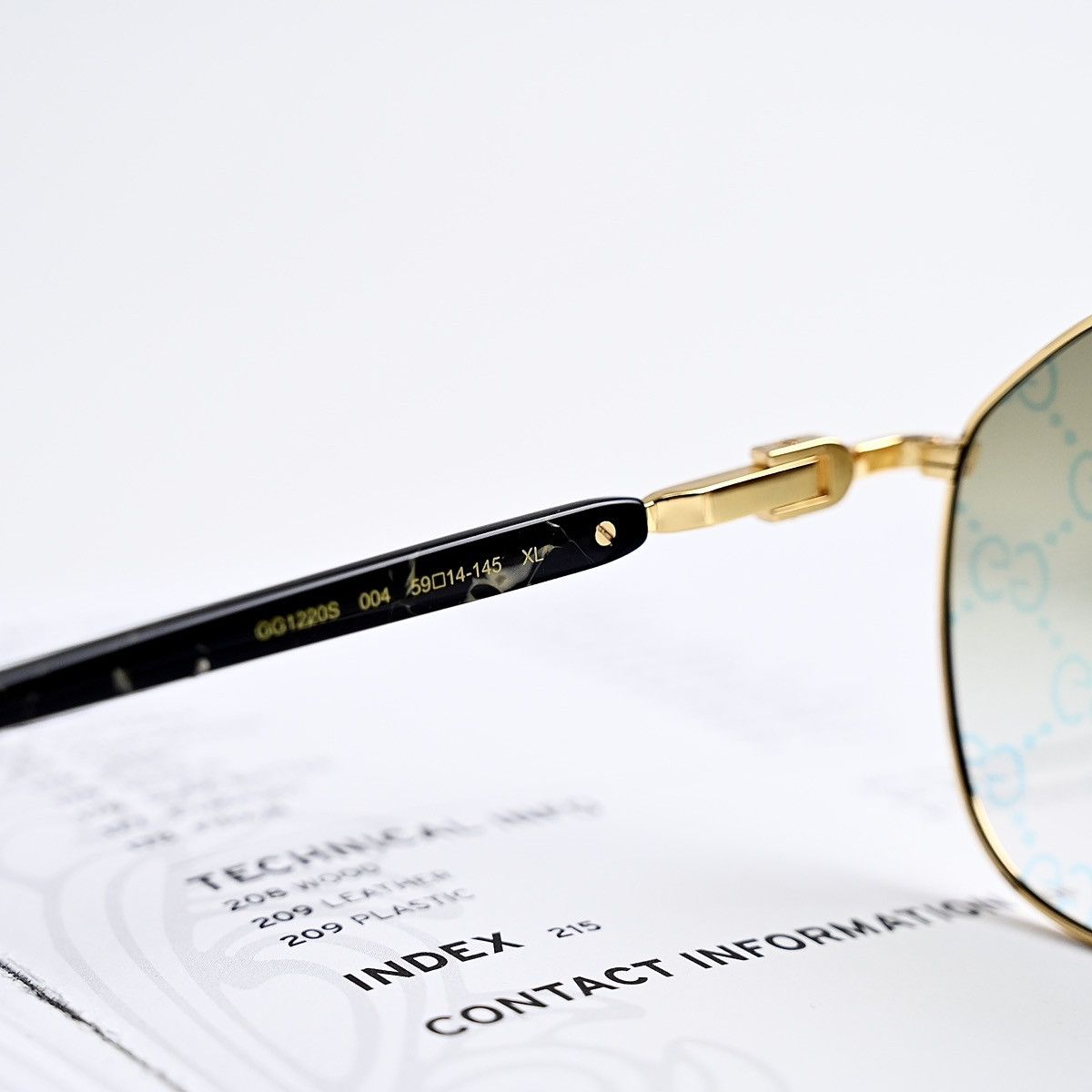 Gucci GUCCI GG1220S SUNGLASSES Size ONE SIZE - 8 Thumbnail