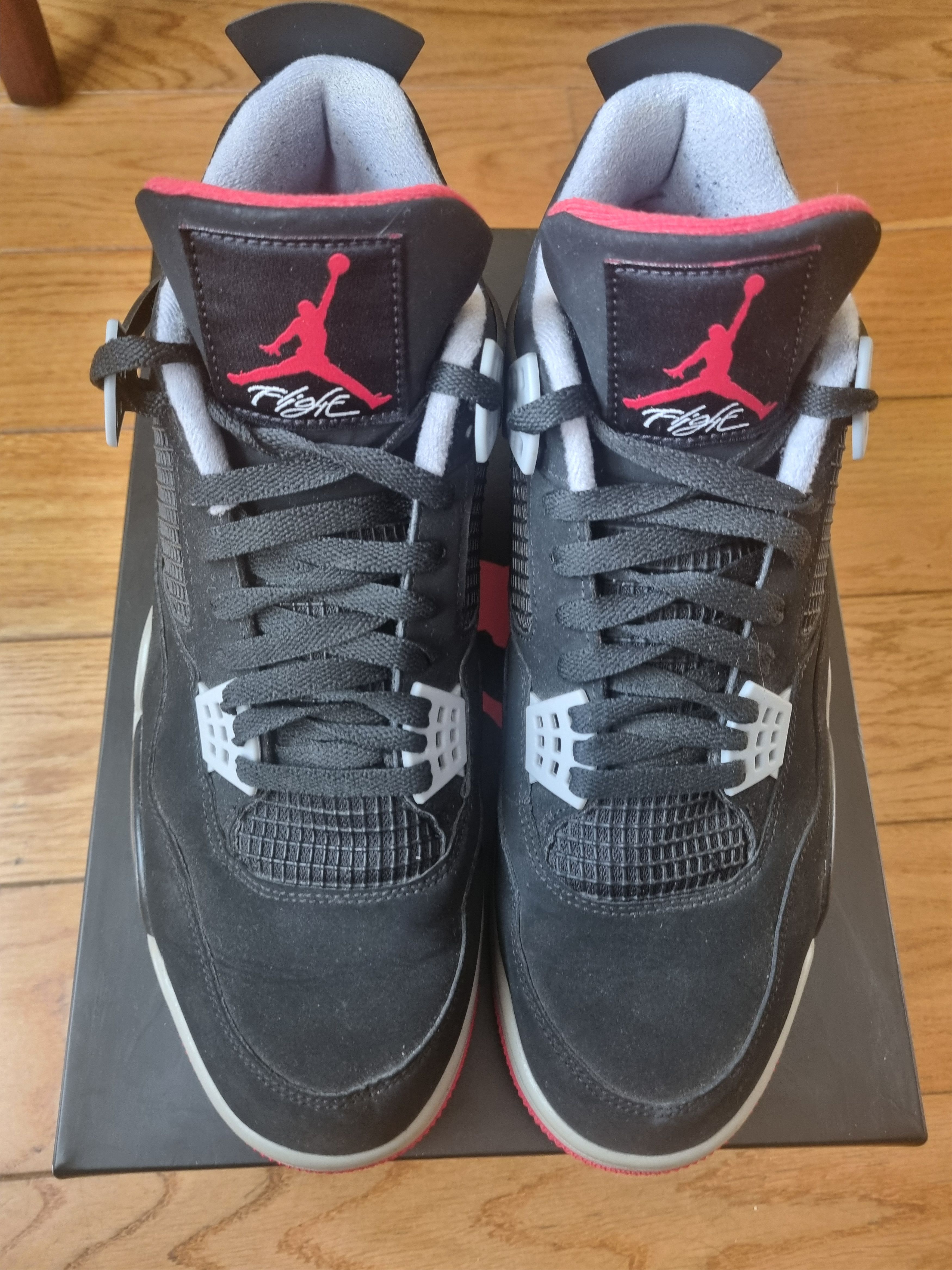 Jordan Brand Air Jordan 4 Retro Og 2019 Bred Size US 13 / EU 46 - 6 Thumbnail