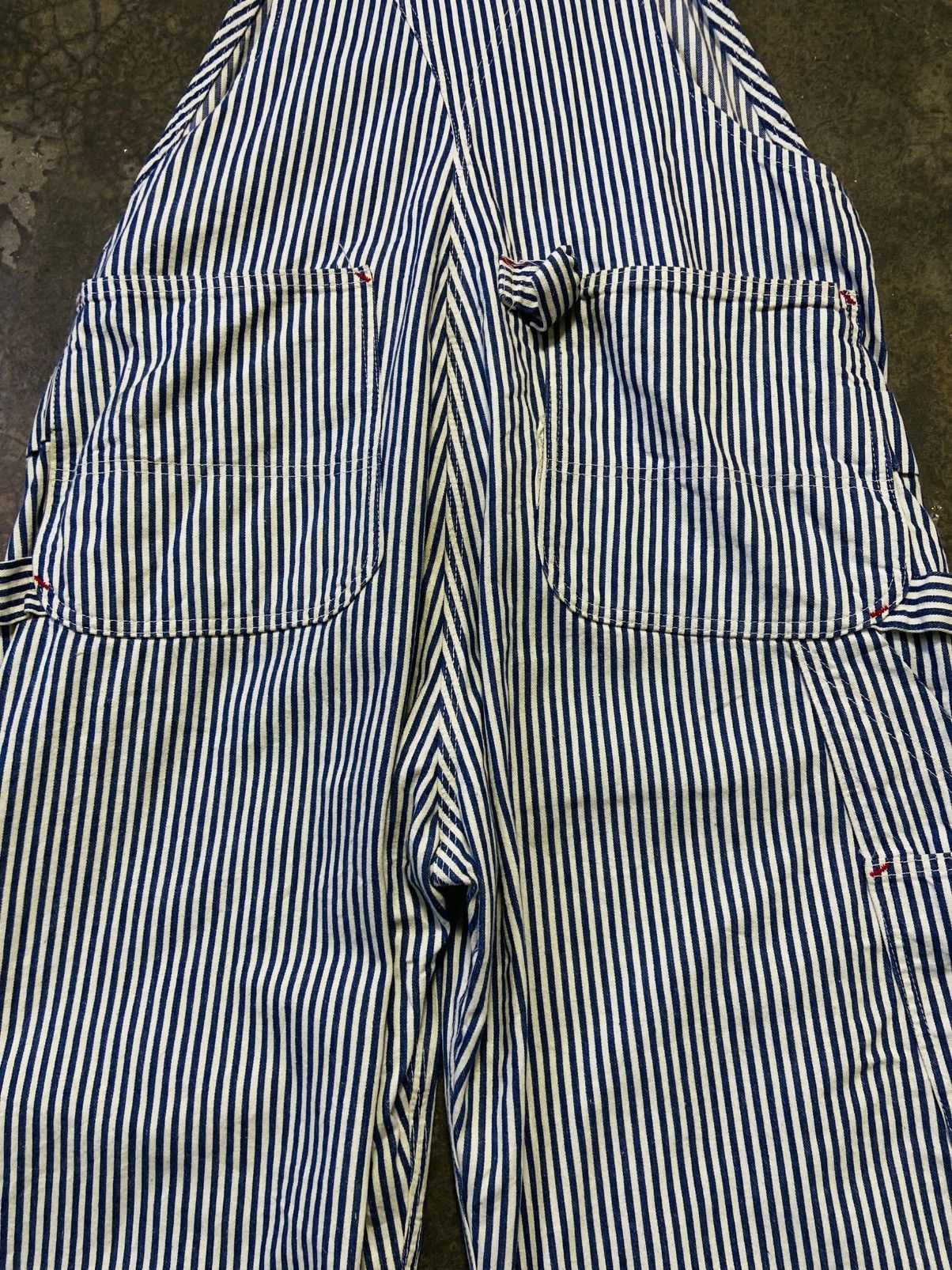 Original Montgomery Vintage Ward Montgomery Double Knee Hickory Jumpsuit Size US 38 / EU 54 - 17 Thumbnail