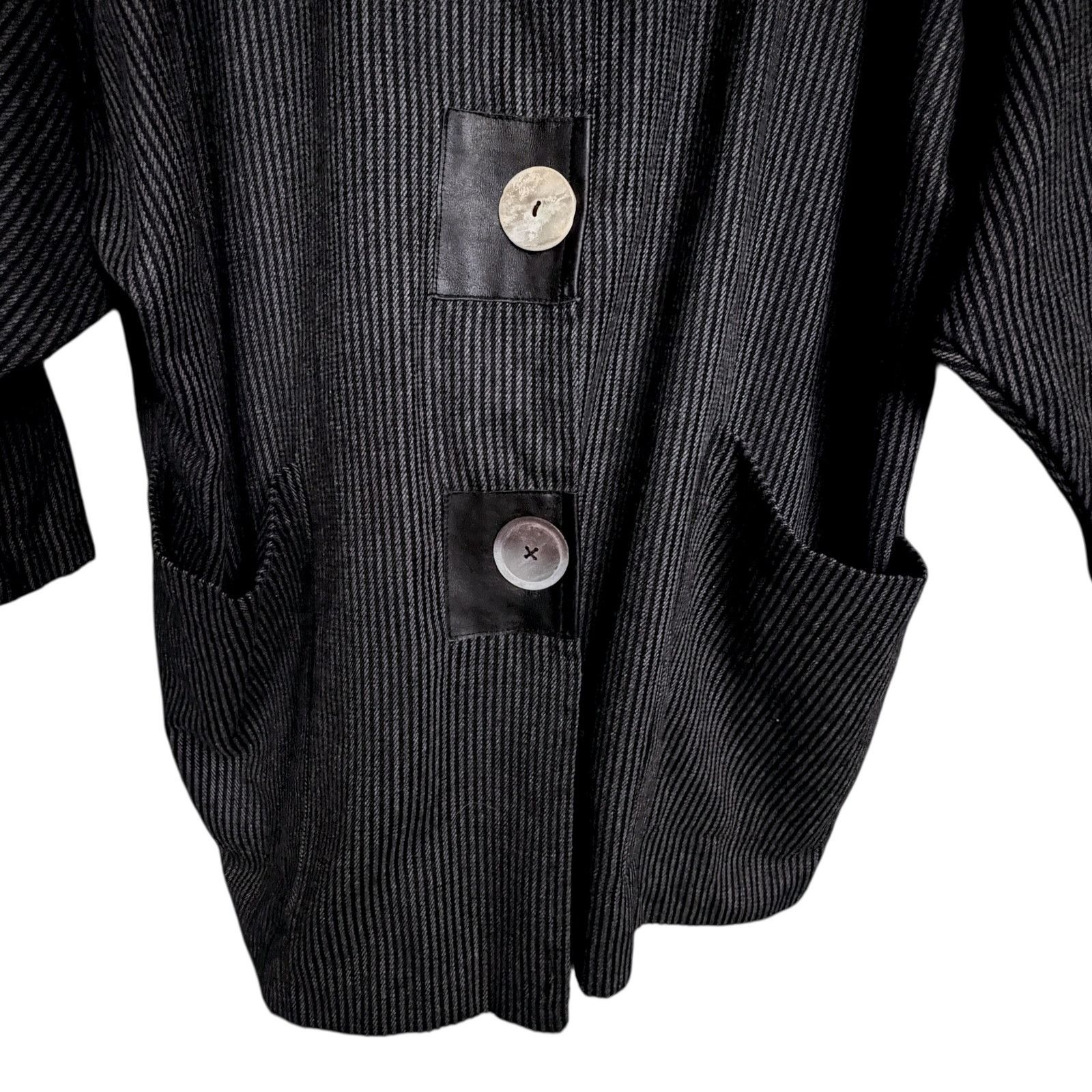 Other Vintage Fixsun Casuals Women's Kimono Tunic Wool Jacket Size ONE SIZE - 4 Thumbnail