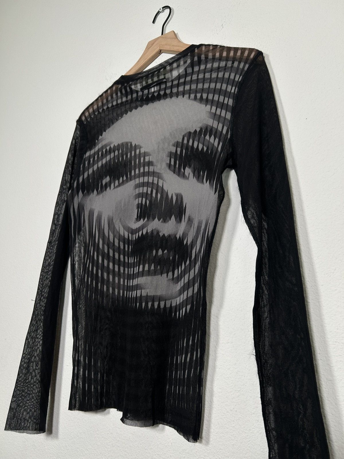 Jean Paul Gaultier SS2001 Marlene Dietrich Illusion Mesh Long Sleeve Size US M / EU 48-50 / 2 - 4 Thumbnail