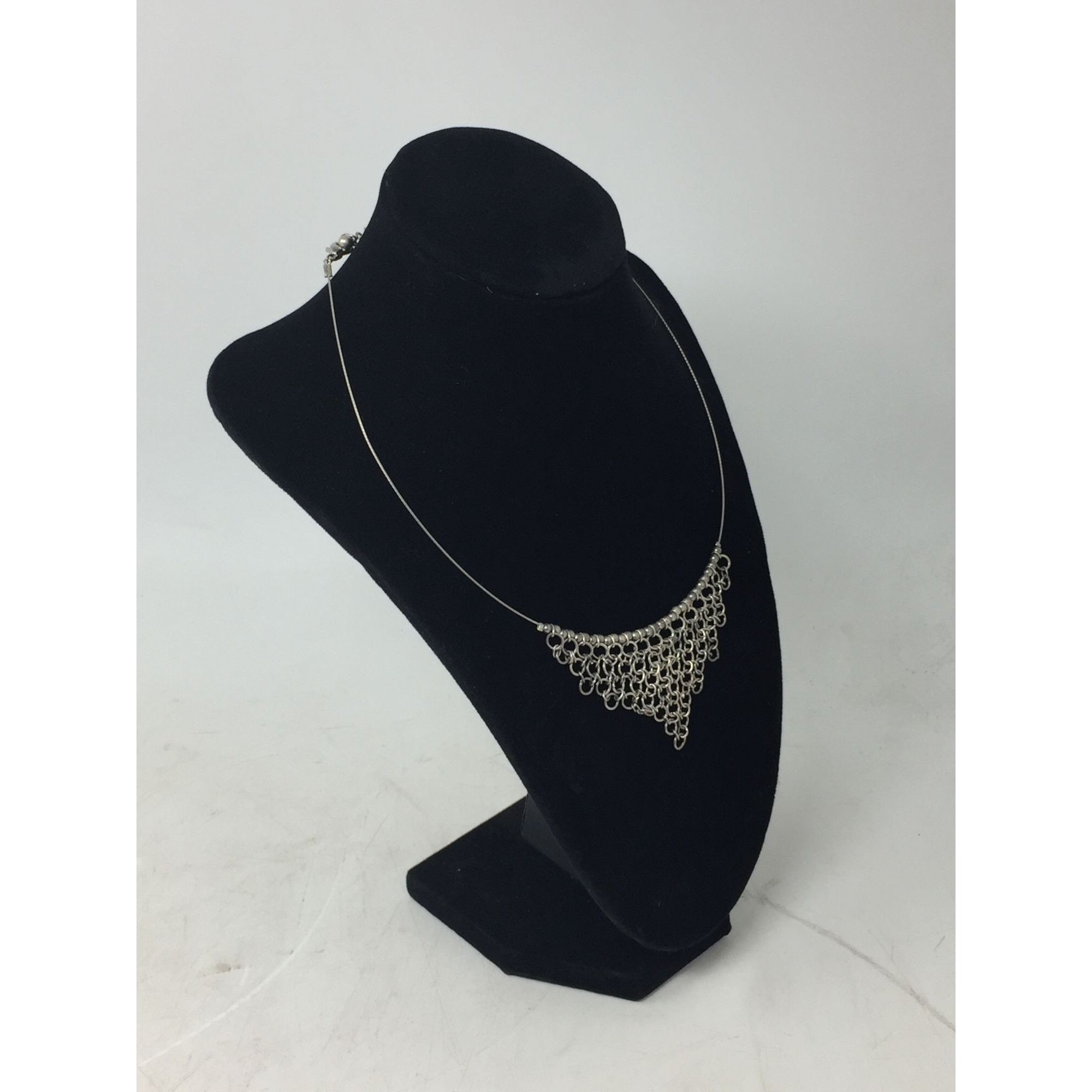 Other Women's Silver Tone Waterfall Chain Necklace Size ONE SIZE - 2 Thumbnail