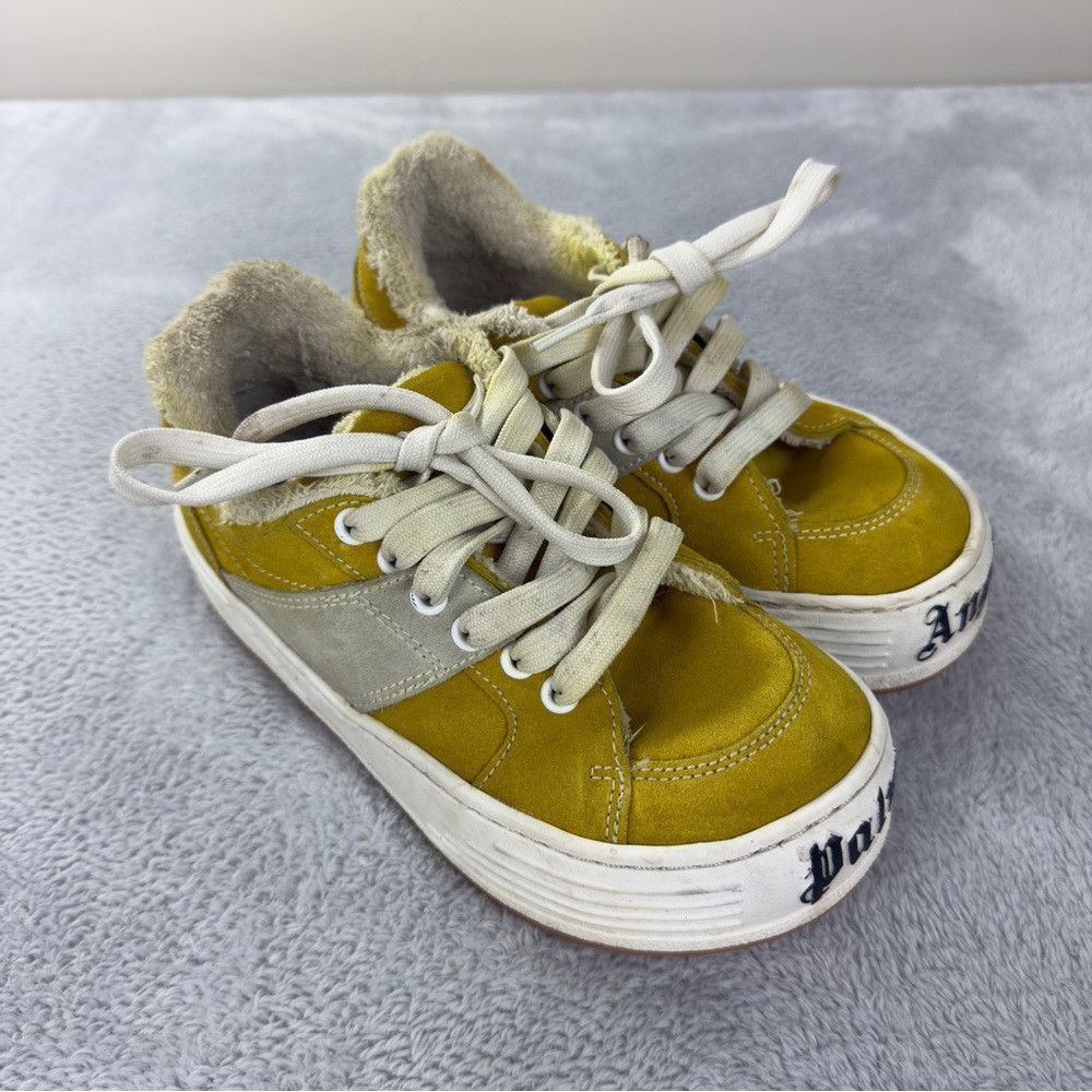 Palm Angels Palm Angels Snow Low Top Yellow Suede Chunky Sneakers Women Size US 6 / IT 36 - 3 Thumbnail