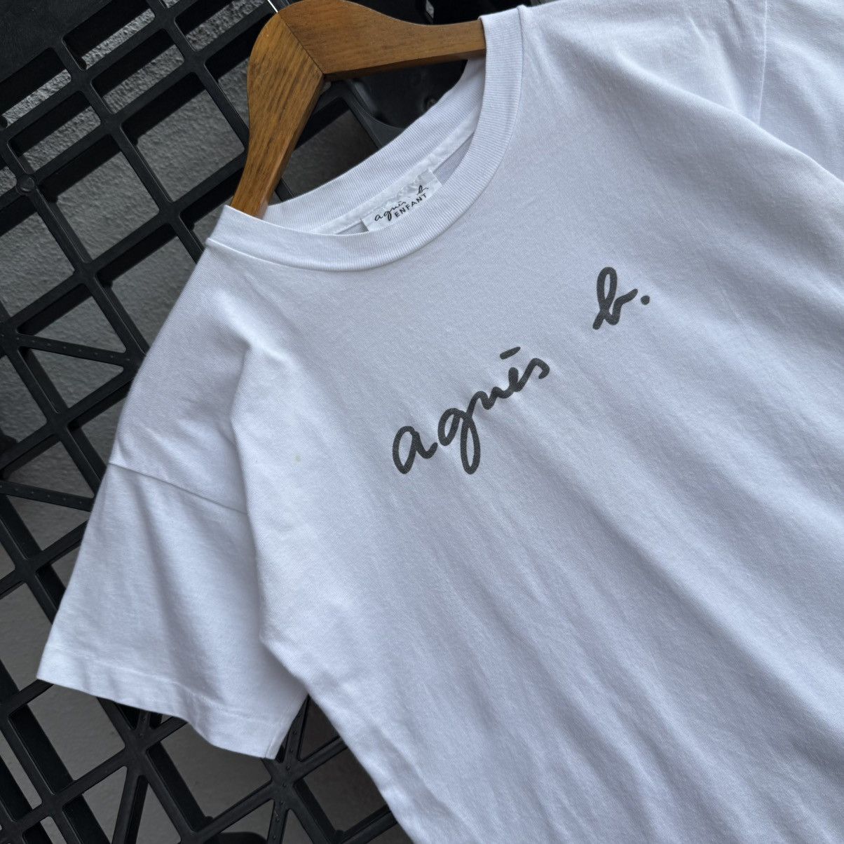 agnes b. Vintage agnes b. Enfant Crop Top Tee Size S / US 4 / IT 40 - 4 Thumbnail