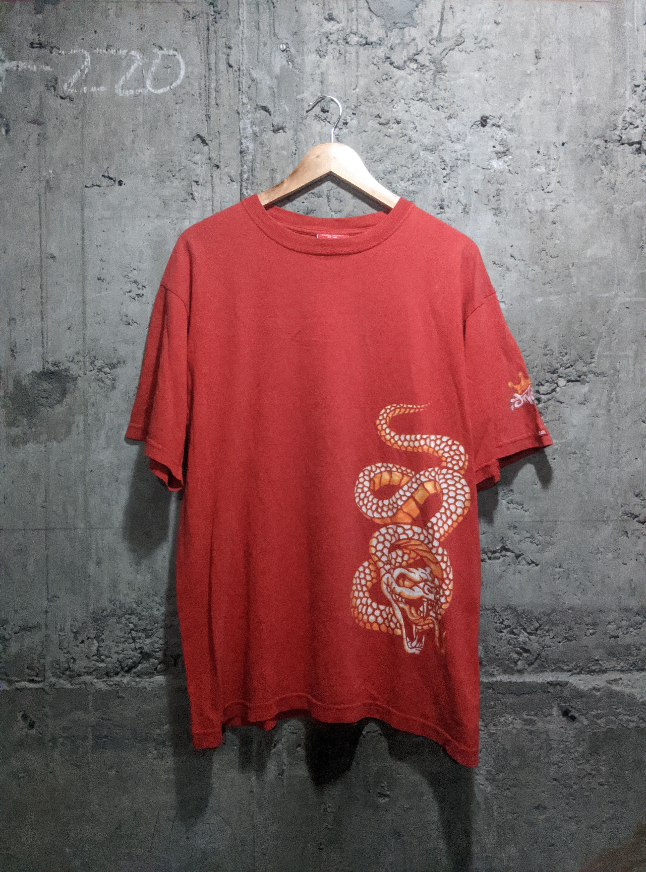 JNCO × Southpole × Vintage Vintage 90s jnco jeans snake y2k dragón wings t shirt Size US XL / EU 56 / 4 - 1 Thumbnail