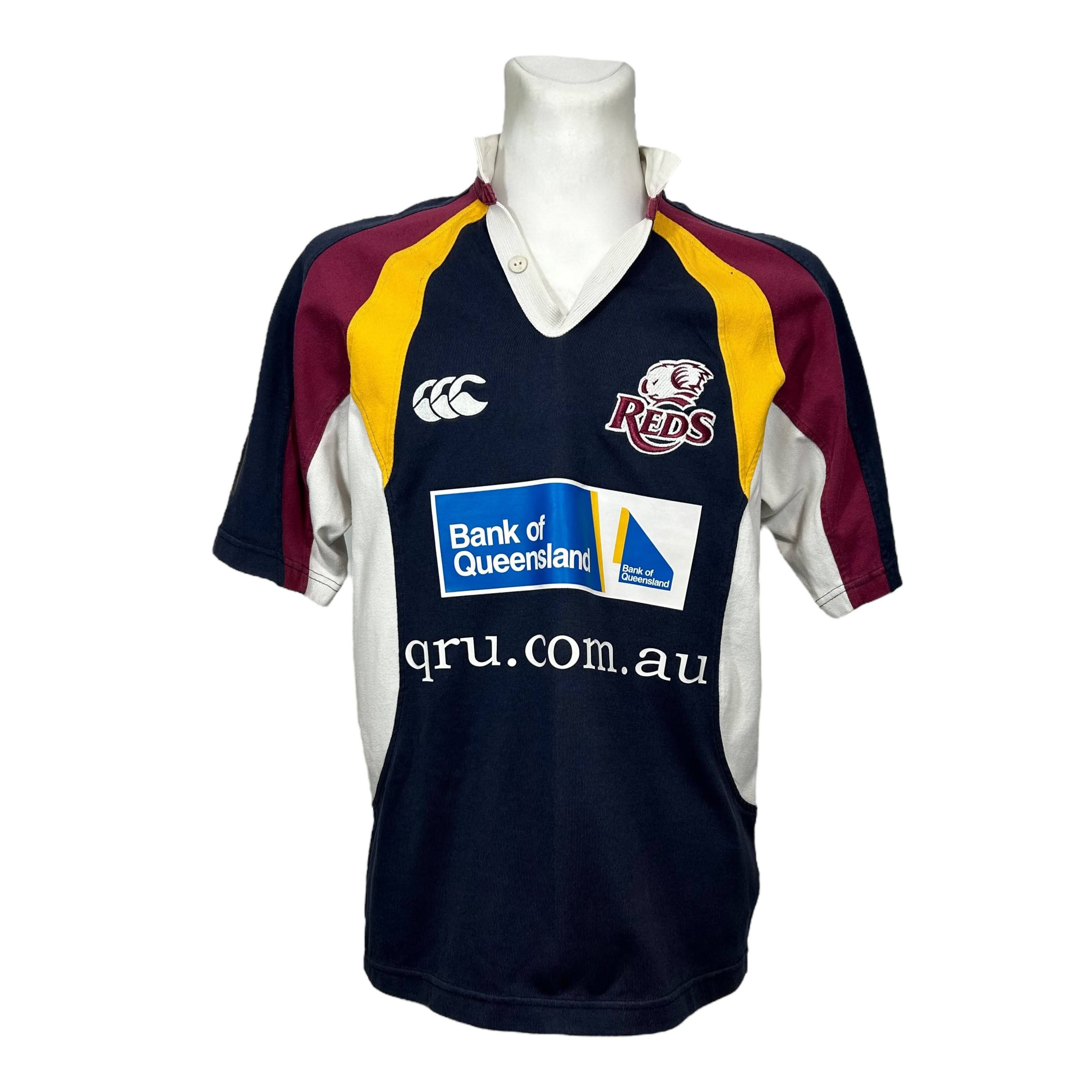Canterbury of New Zealand 2004 Canterbury Queensland Reds Jersey Size Small Size US S / EU 44-46 / 1 - 1 Thumbnail