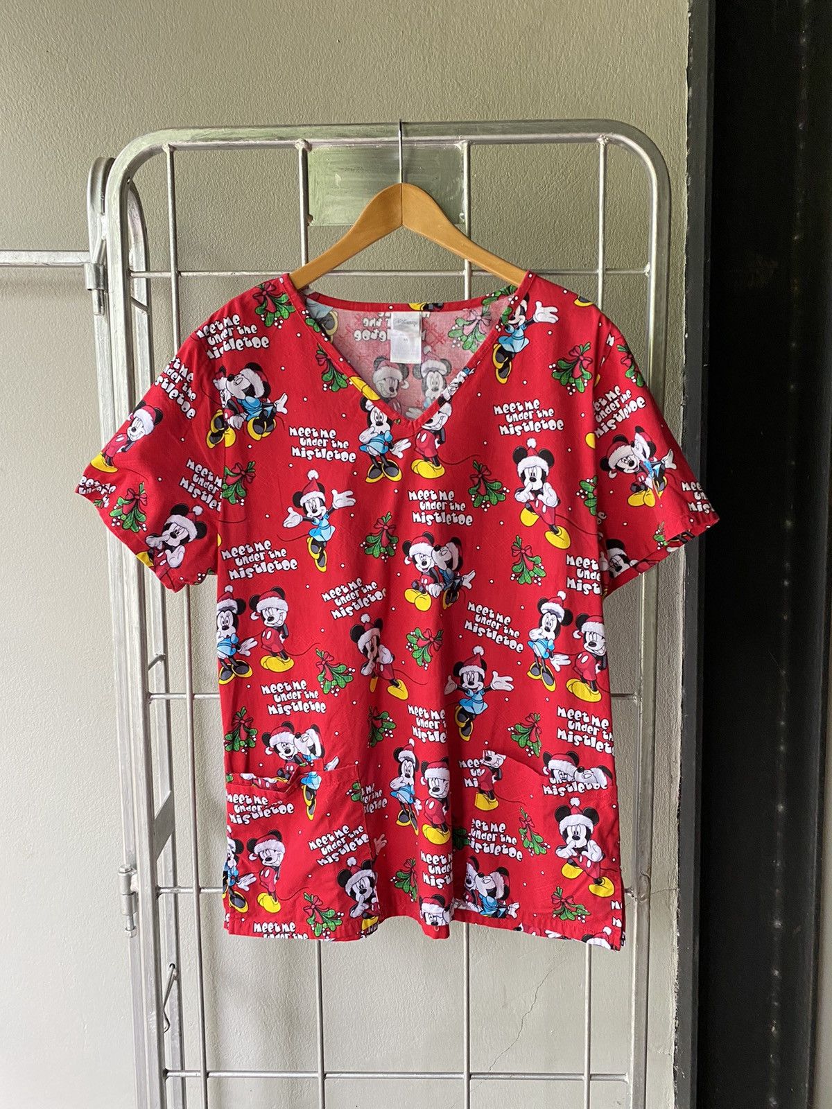 Mickey Mouse Mickey Mouse vintage v neck blouse Size ONE SIZE - 18 Thumbnail