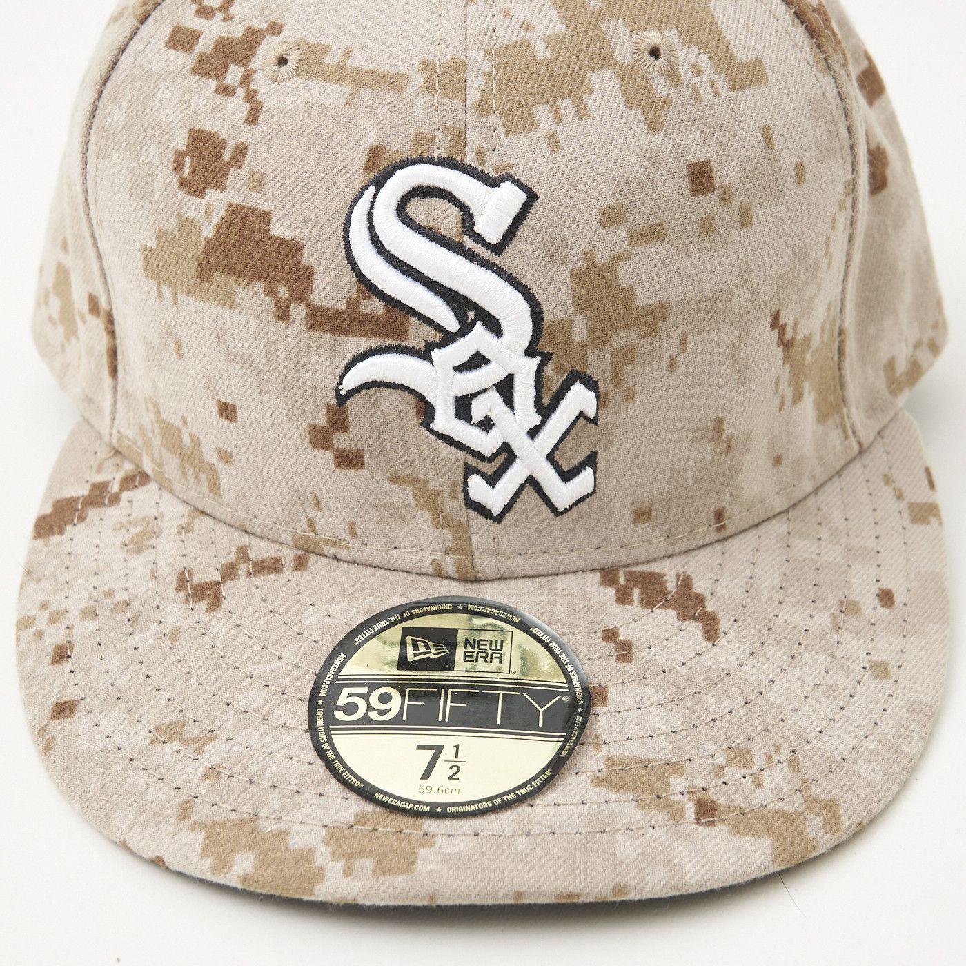 New Era Chicago White Sox 2013 'STARS N STRIPES' Desert Camo Fitted Size ONE SIZE - 2 Thumbnail