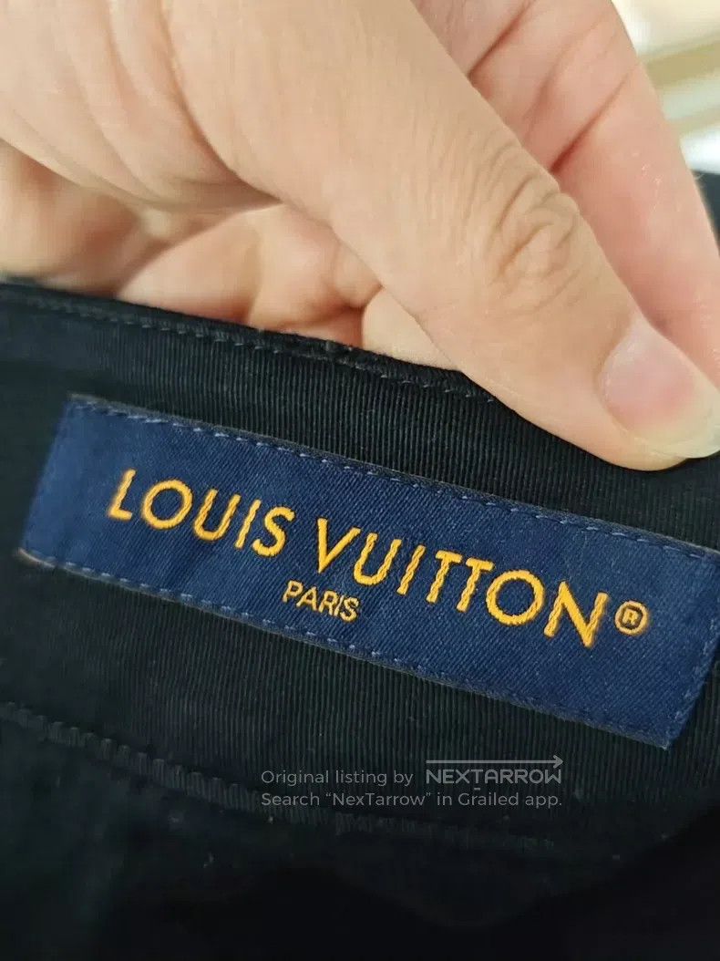 Louis Vuitton Louis Vuitton size US 50 Flocked black slacks pants Size US 34 / EU 50 - 8 Thumbnail