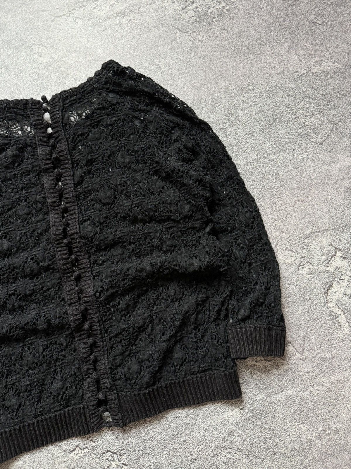 Isabel Marant × Isabel Marant Etoile × Vintage Isabel Marant 1 black mesh knitwear sweater long sleeve Size S / US 4 / IT 40 - 13 Thumbnail