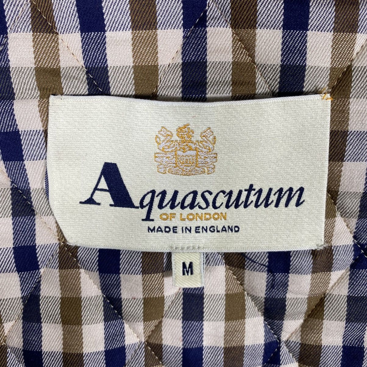 Aquascutum × Japanese Brand × Vintage Vintage Aquascutum Of London Quilted Snap Button M Size Size US M / EU 48-50 / 2 - 8 Thumbnail