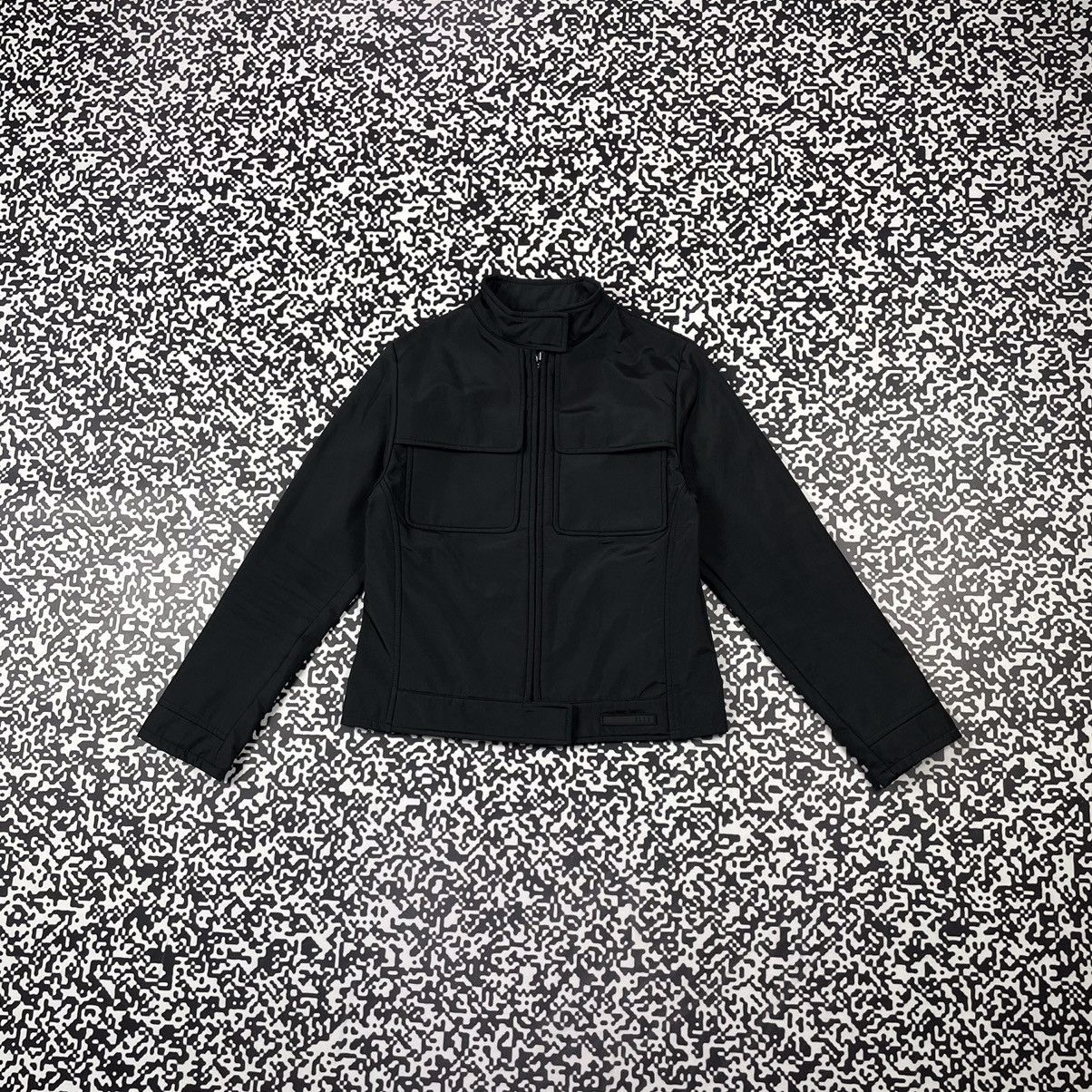 image of Vintage Y2K Elle Japanese Multipocket Light Jacket 90's Style in Black, Women's (Size Small)