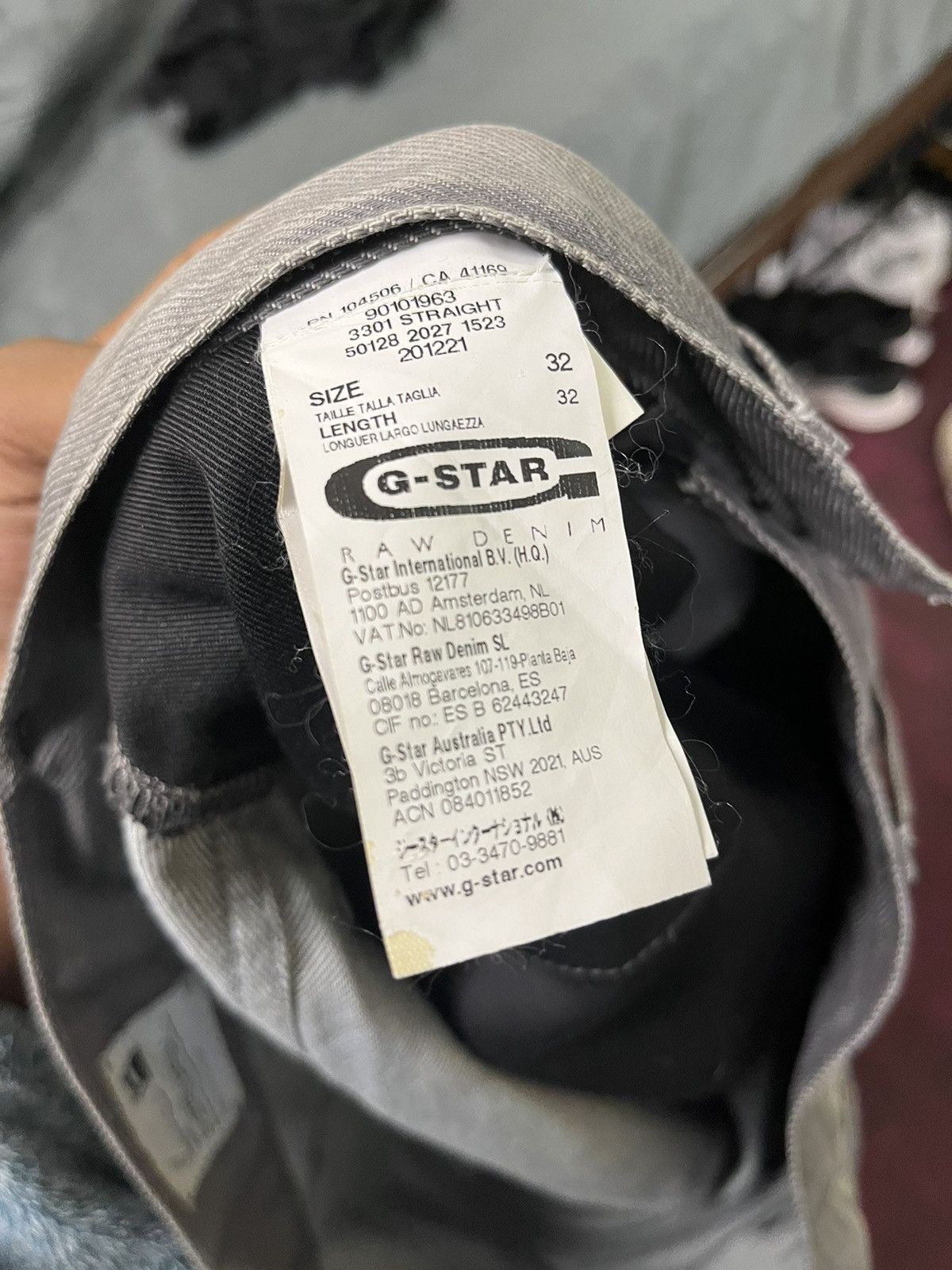 G-Star G-star Raw grey jeans Size US 32 / EU 48 - 4 Thumbnail