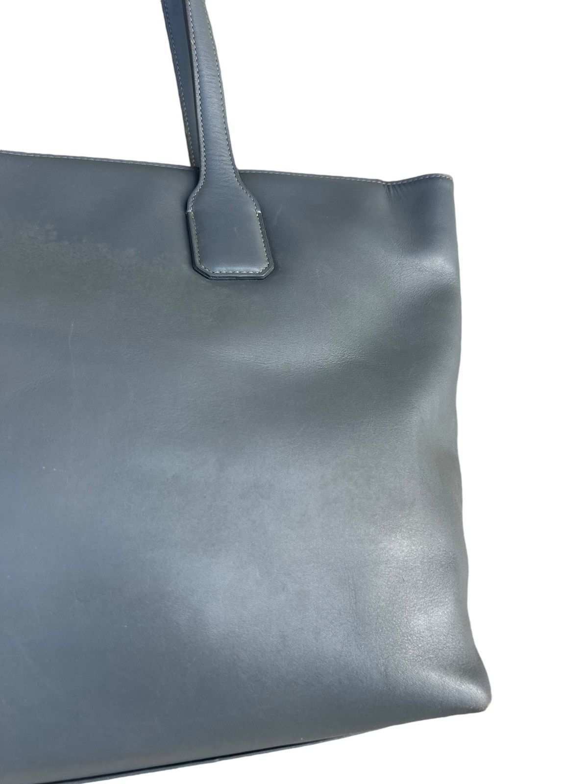 Japanese Brand × Leather THE PITH Japan Distress Muddy Patina Leather Tote Bag Size ONE SIZE - 6 Thumbnail