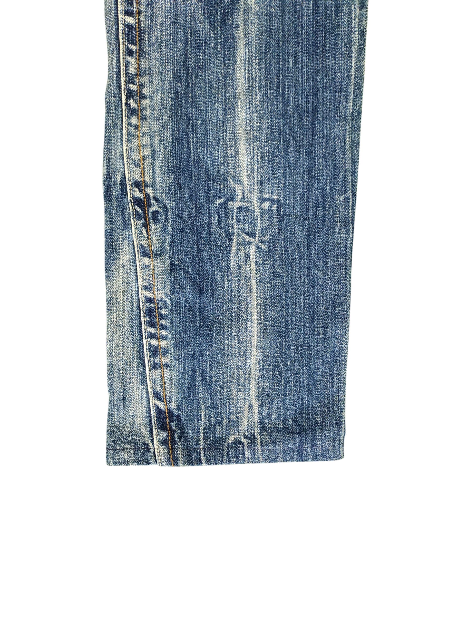 Comme des Garcons × Undercover Vintage Japanese Denim Clawmark Buckle Back Denim Jeans Size US 32 / EU 48 - 6 Thumbnail