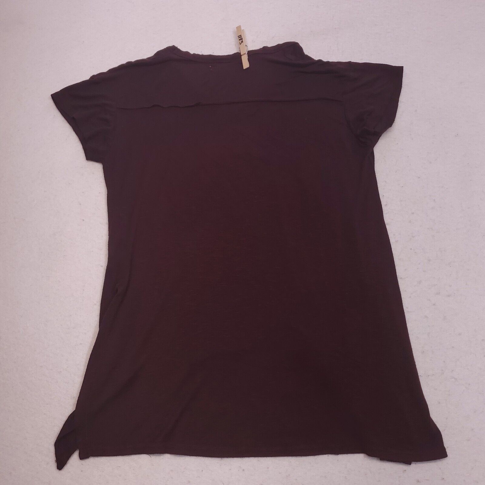 Mossimo Mossimo Casual Pullover T Shirt Womens Size XS Maroon Size XS / US 0-2 / IT 36-38 - 6 Thumbnail