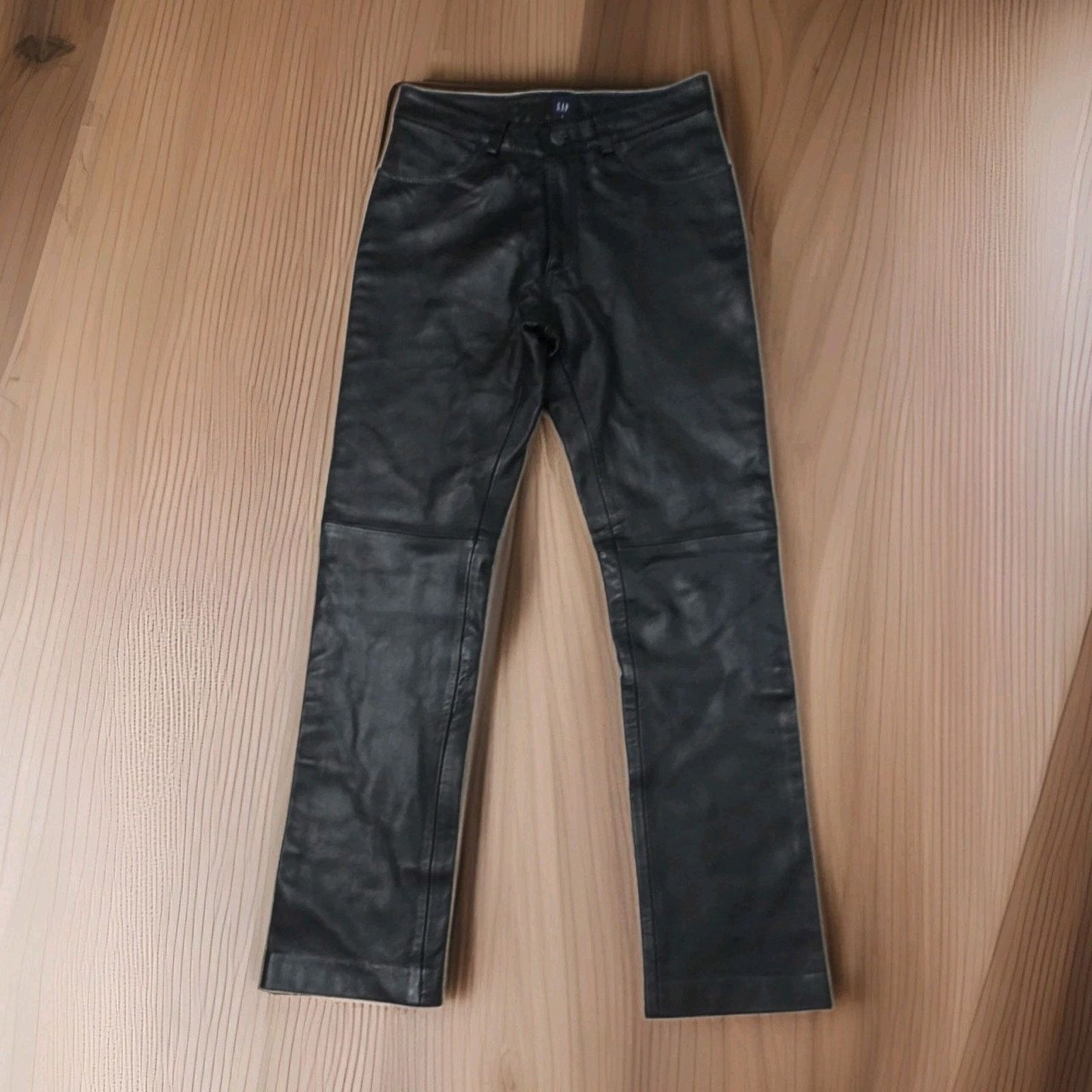 Gap GAP Womens Genuine Soft Leather Motorcycle Western Punk 2 Size 27" / US 4 / IT 40 - 4 Thumbnail